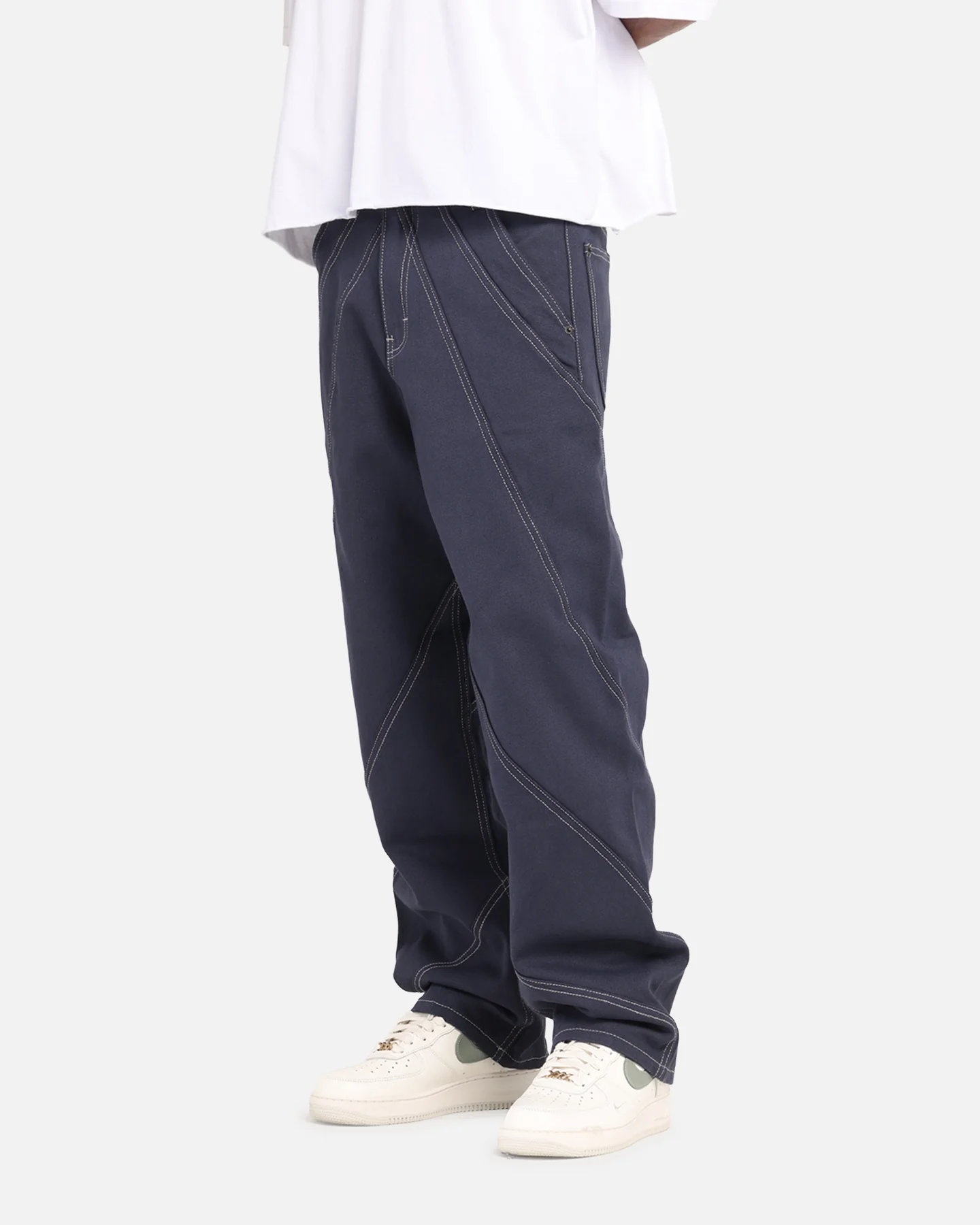 Honor The Gift Racing Panel Pants Navy - Image 6
