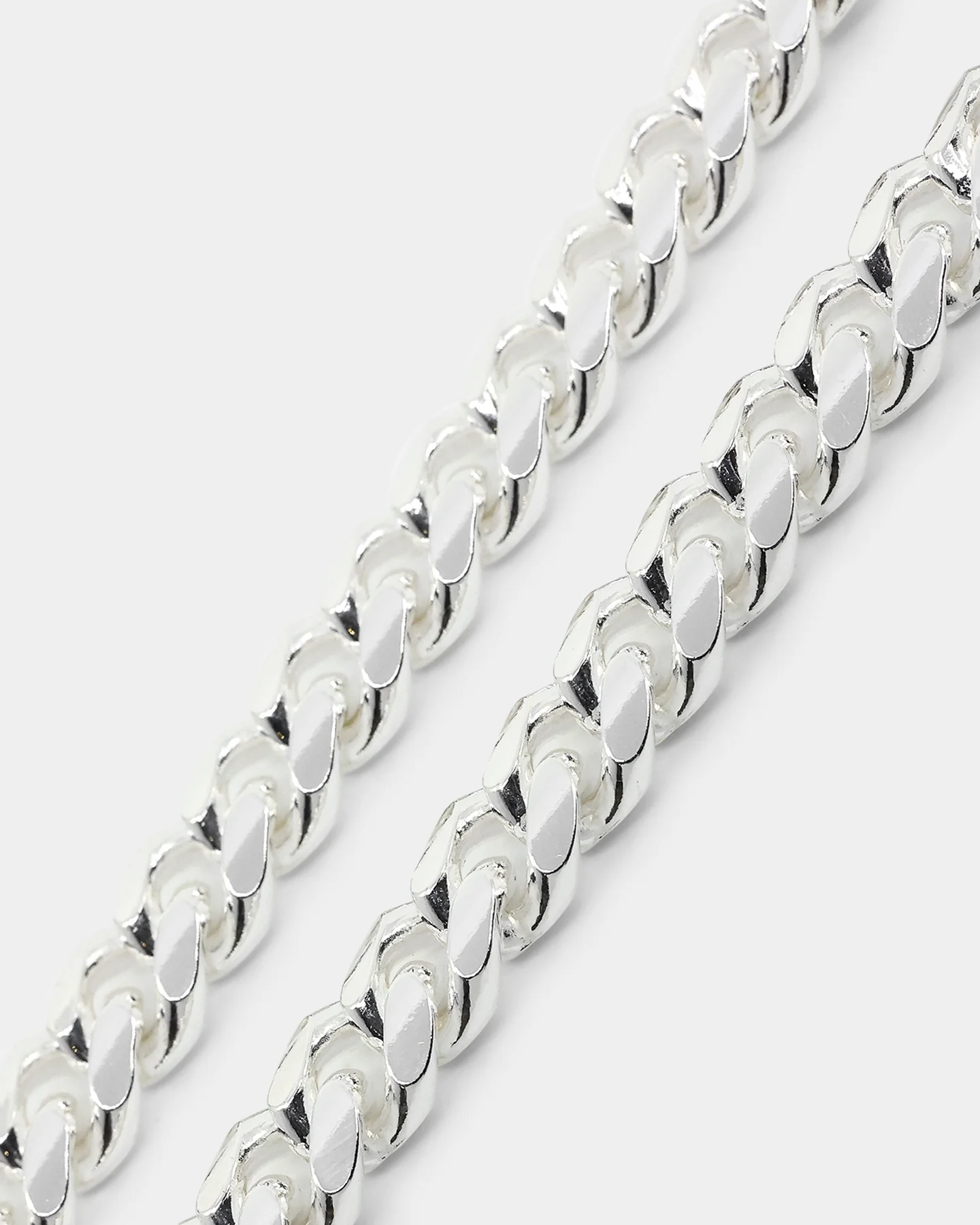 House Of Auric 7mm Cuban Bracelet Sterling Silver - Image 3