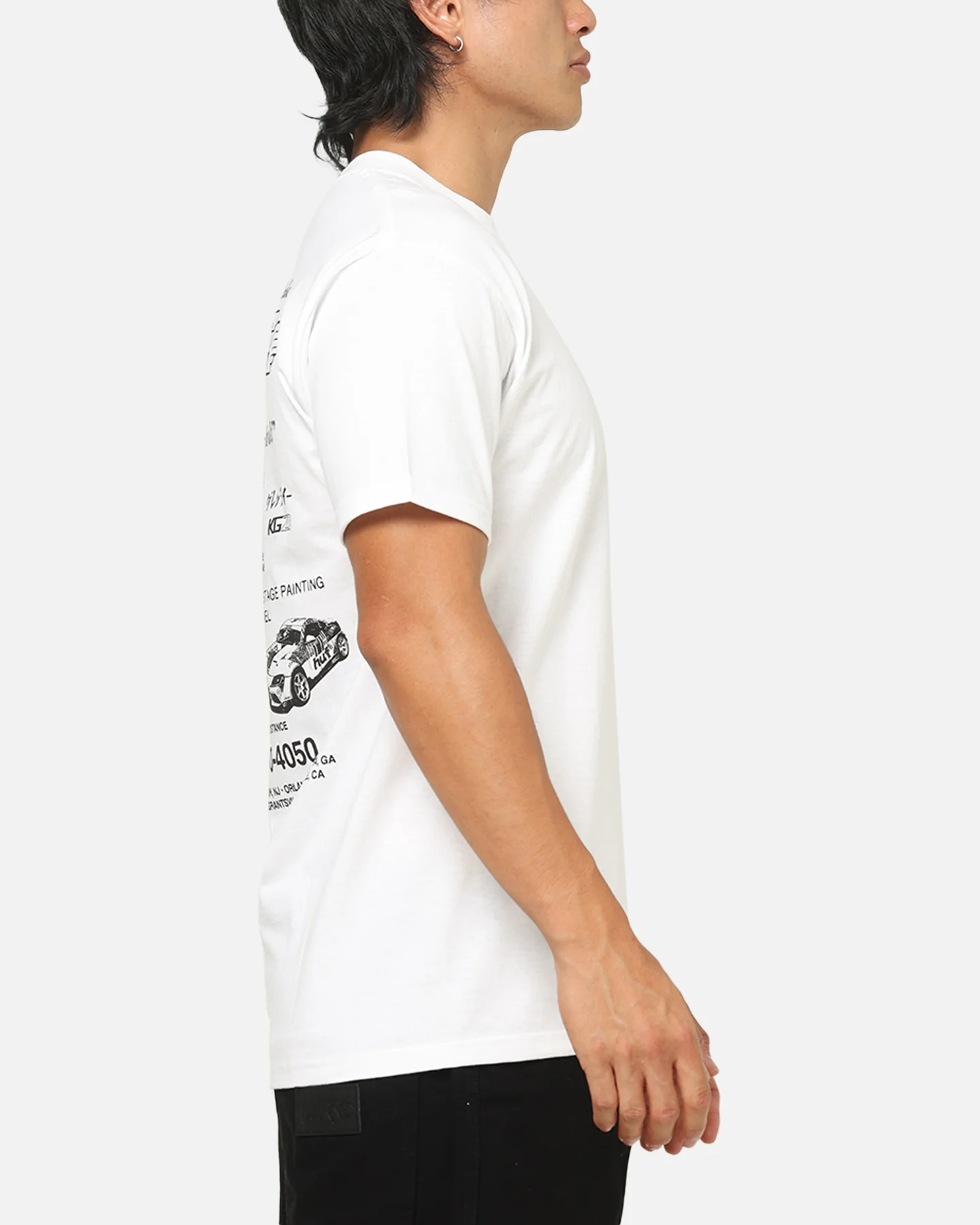 Huf X Greddy Body Works T-Shirt White - Image 5