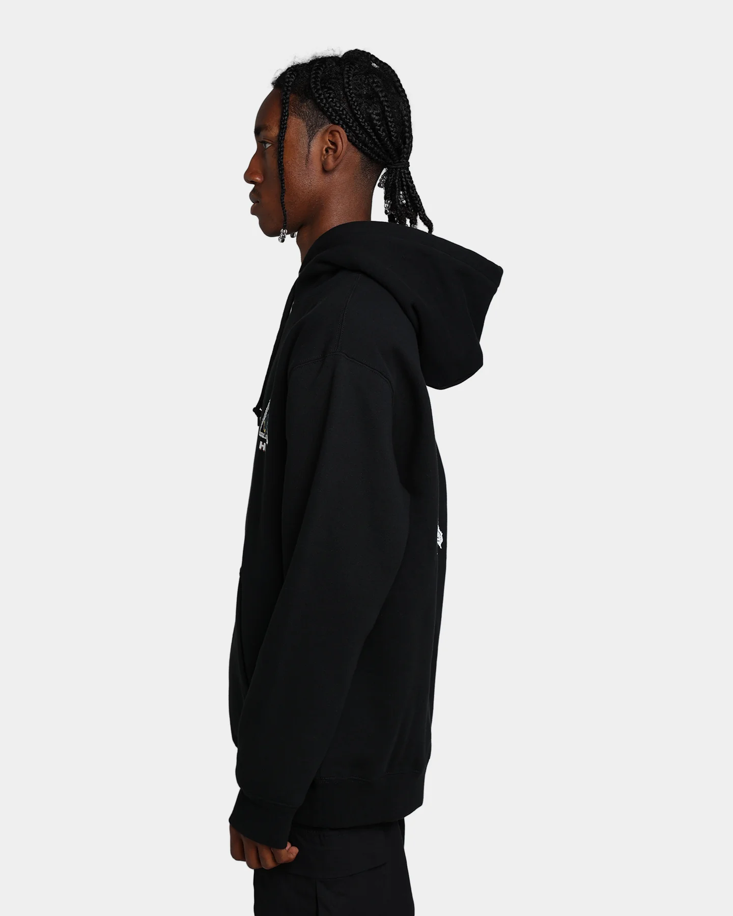 HUF X Marvel Ghost Rider TT Hoodie Black - Image 6