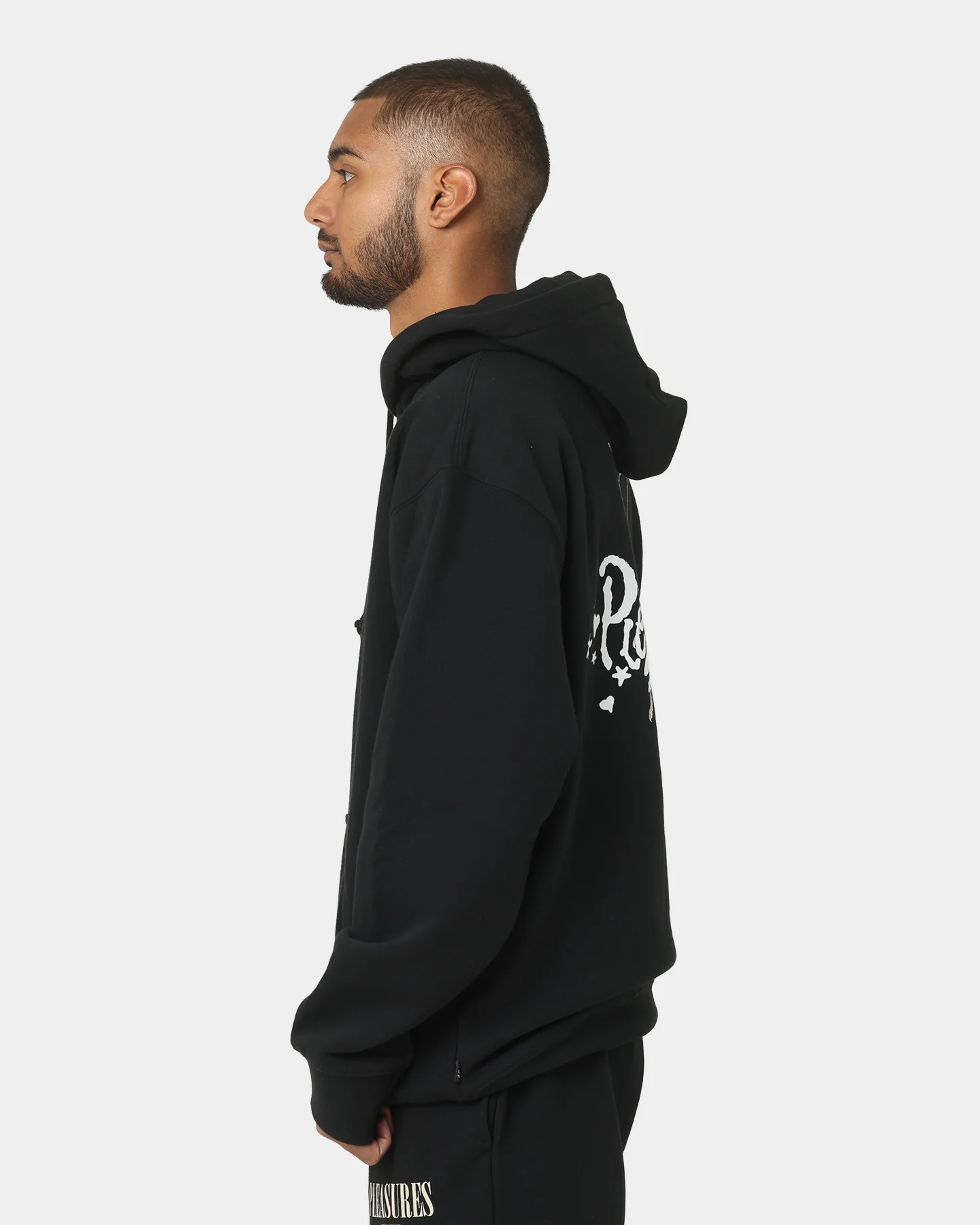 HUF X Pleasures Beetle Pullover Hoodie Black - Image 6