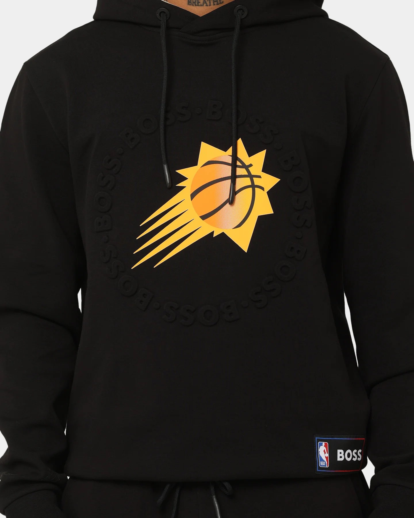 Hugo Boss Phoenix Suns Basic Hoodie Charcoal - Image 3