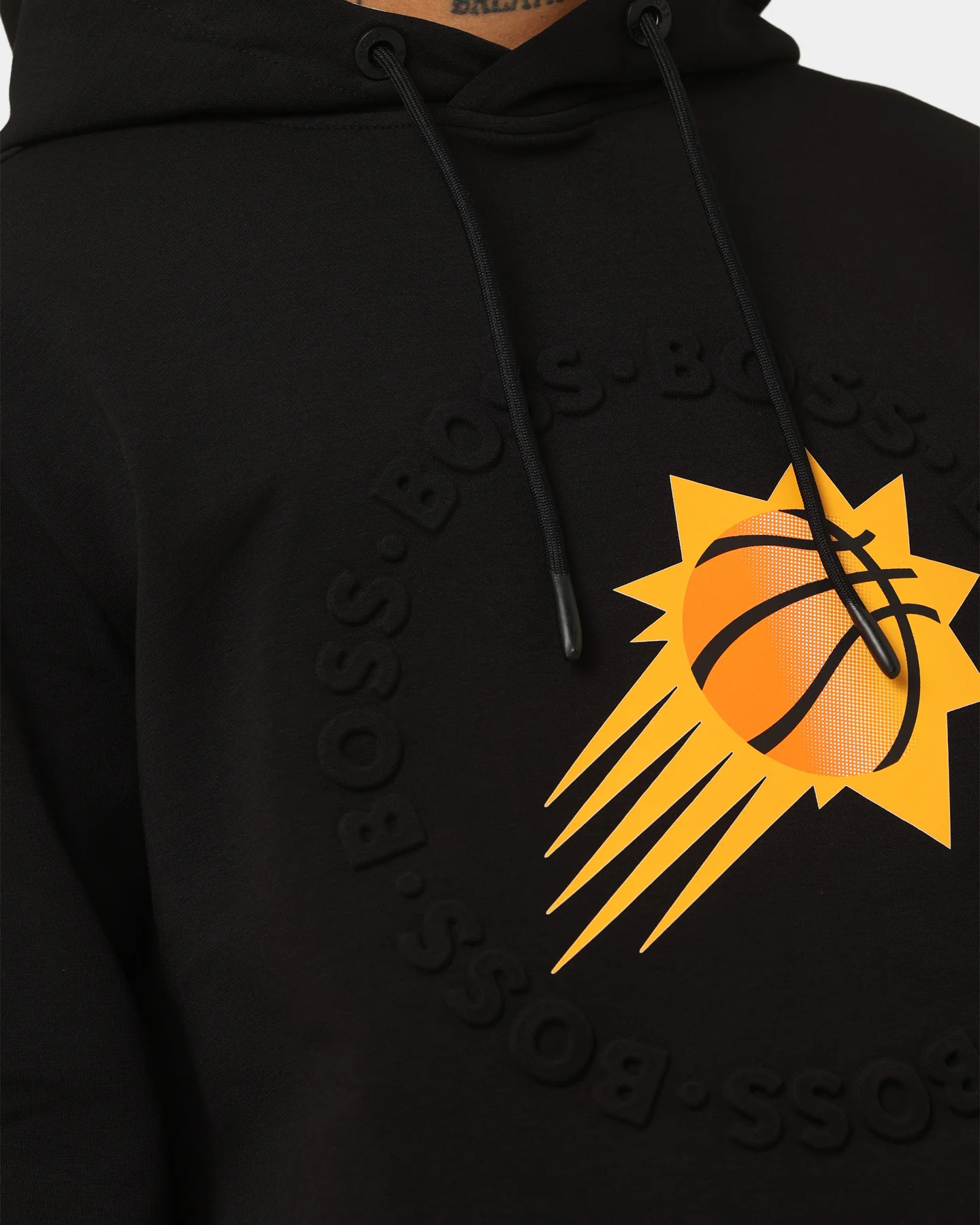 Hugo Boss Phoenix Suns Basic Hoodie Charcoal - Image 8