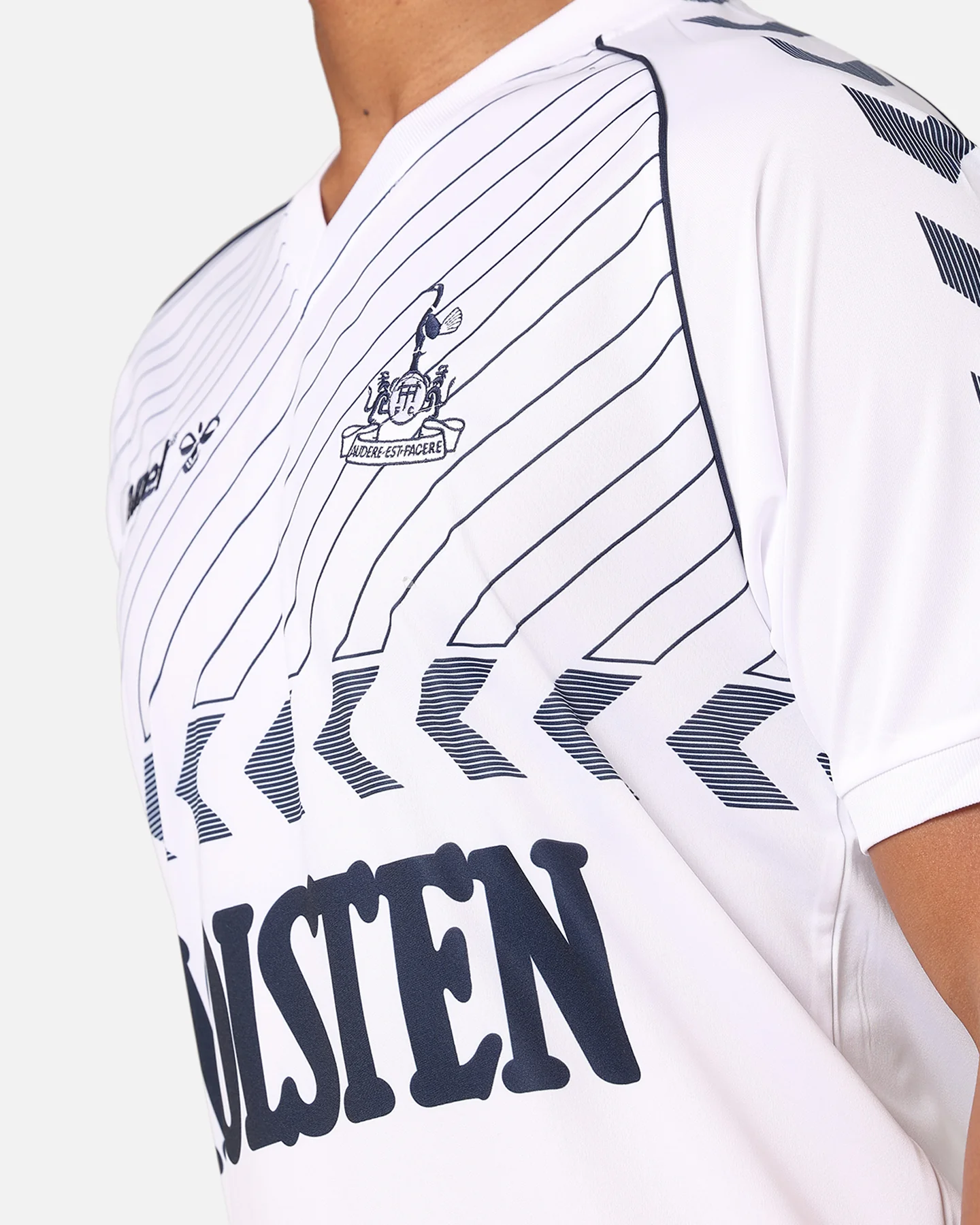 Hummel Tottenham Hotspurs 1986 Retro Hummela Home Jersey White - Image 7