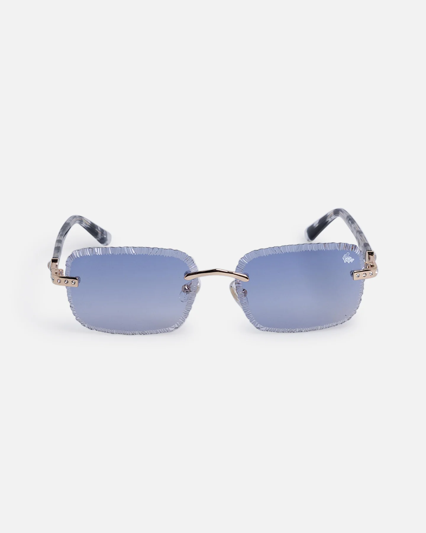 Belvoir & Co Hustler Sunglasses White/Blue - Image 2