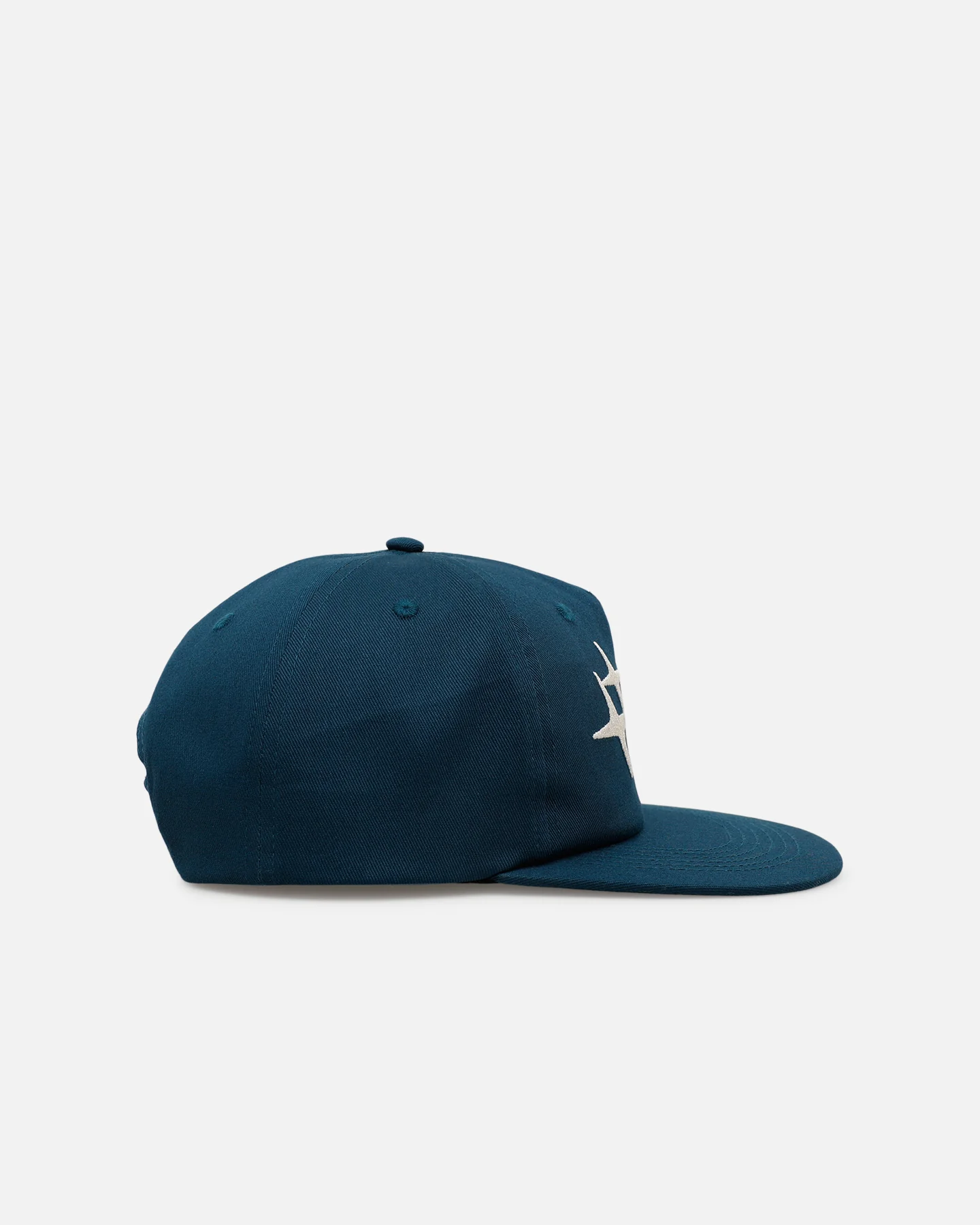 Loiter Hybrid Snapback Cap Petrol Blue - Image 3