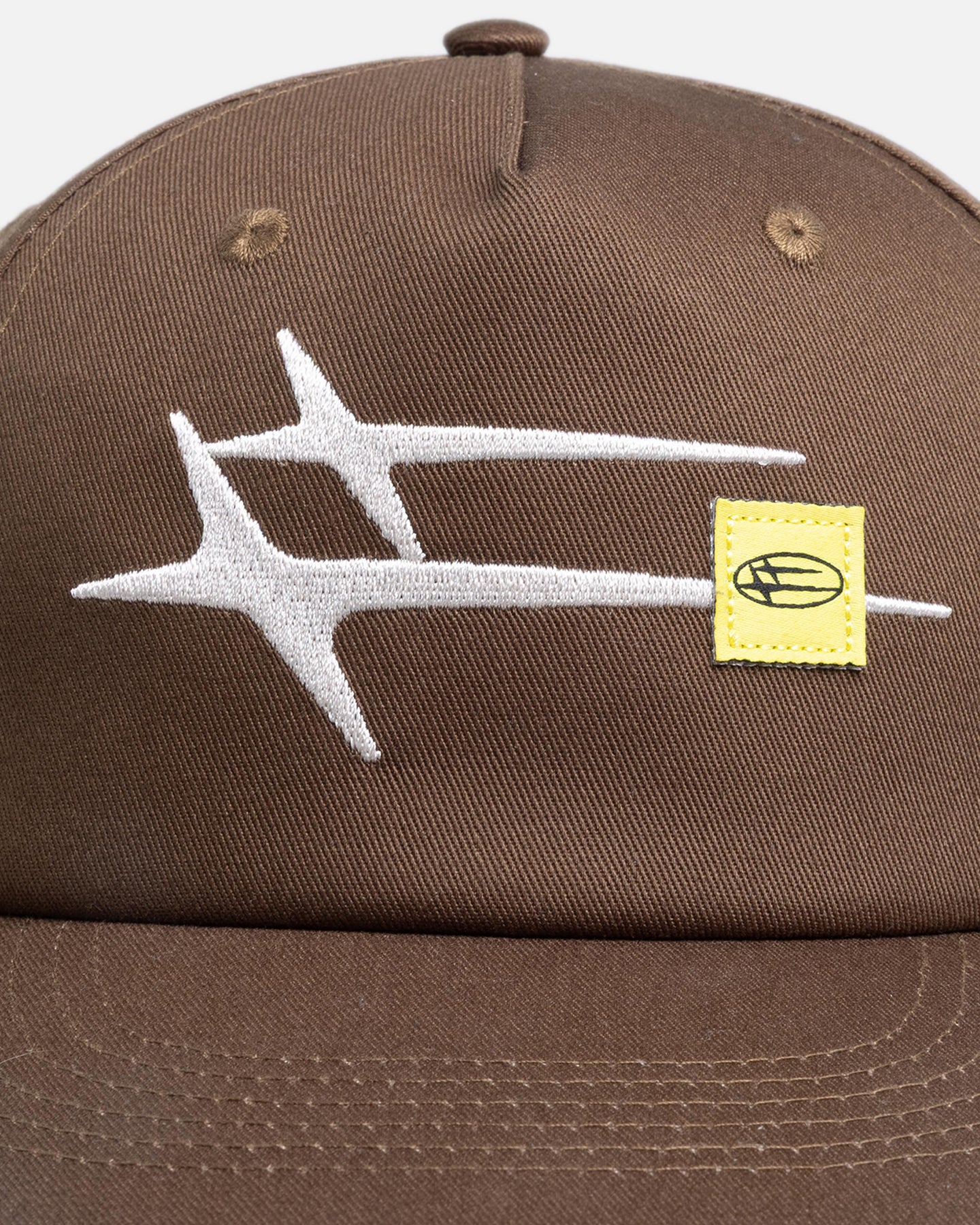 Loiter Hybrid Snapback Cap Brown - Image 2