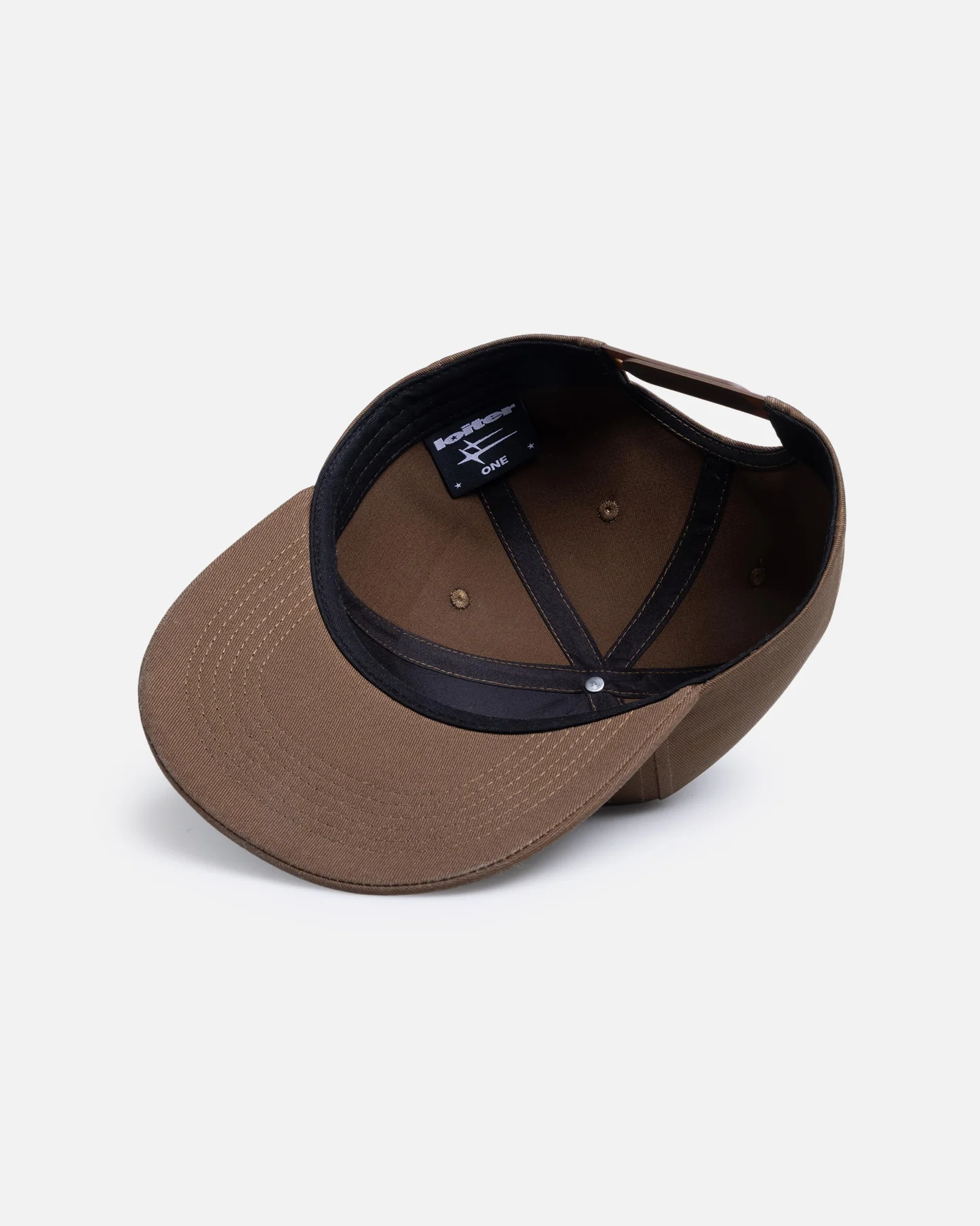 Loiter Hybrid Snapback Cap Brown - Image 6
