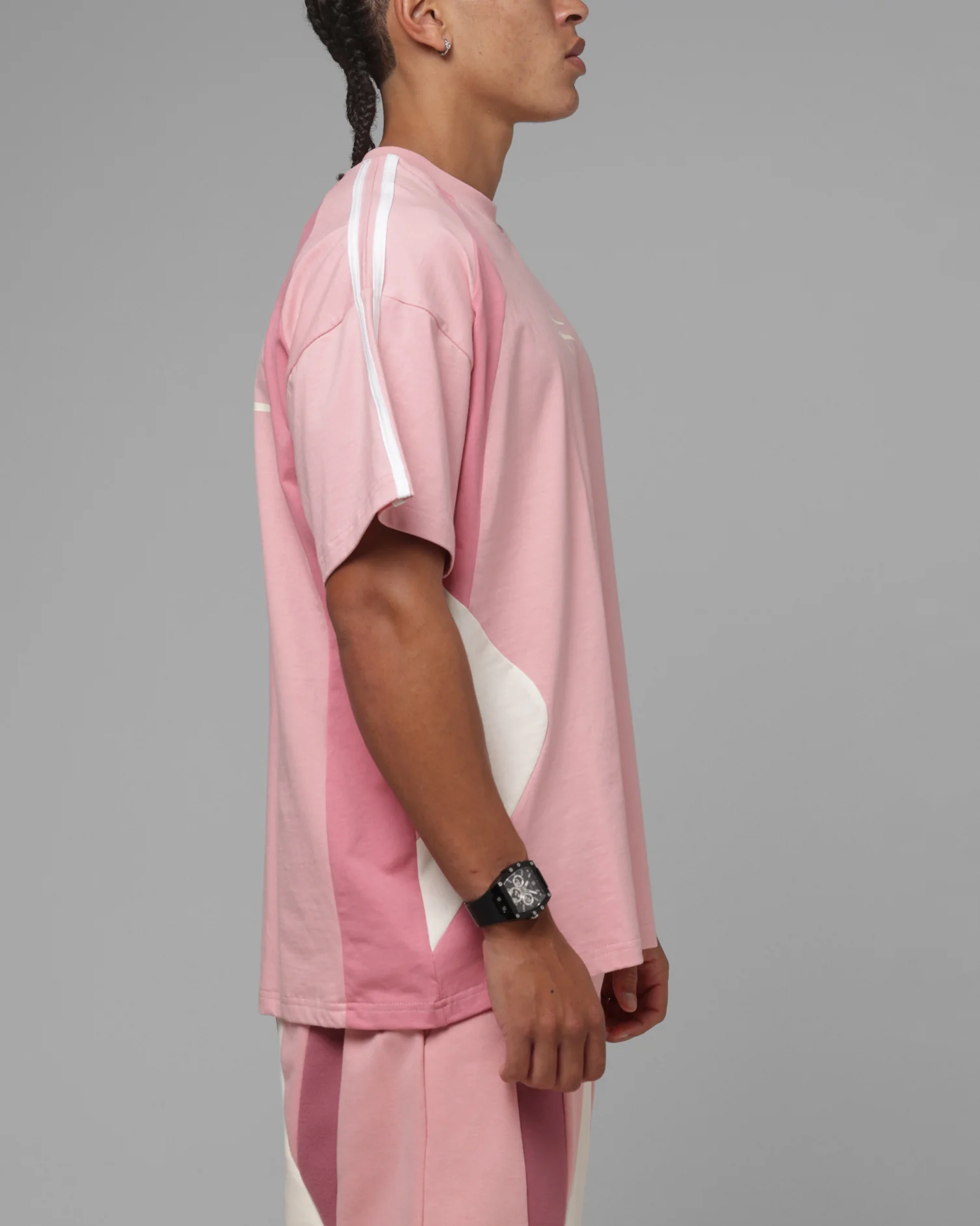Loiter Hybrid Tek T-Shirt Pink - Image 5