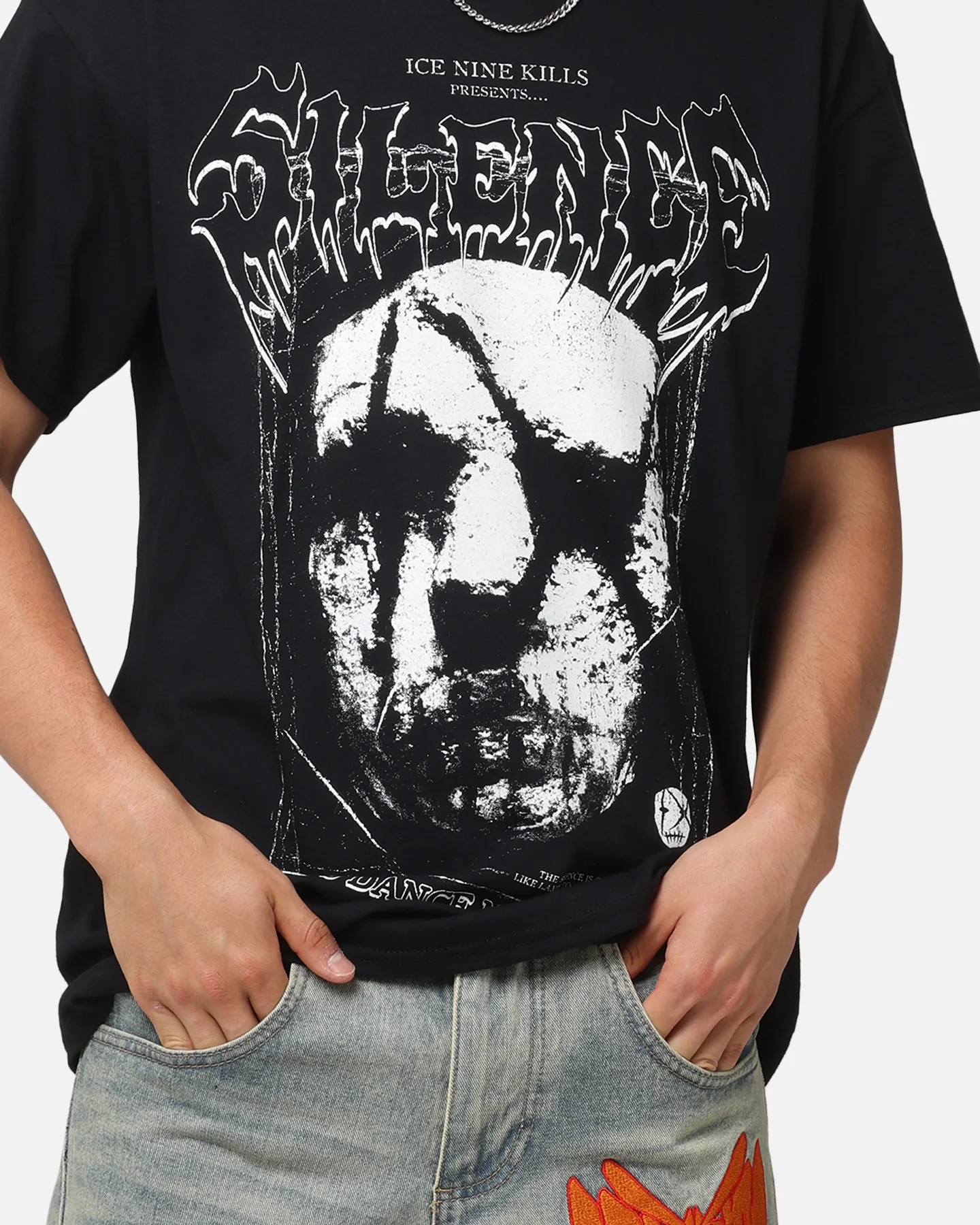 Ice Nine Kills Silence Mask T-Shirt Black - Image 6