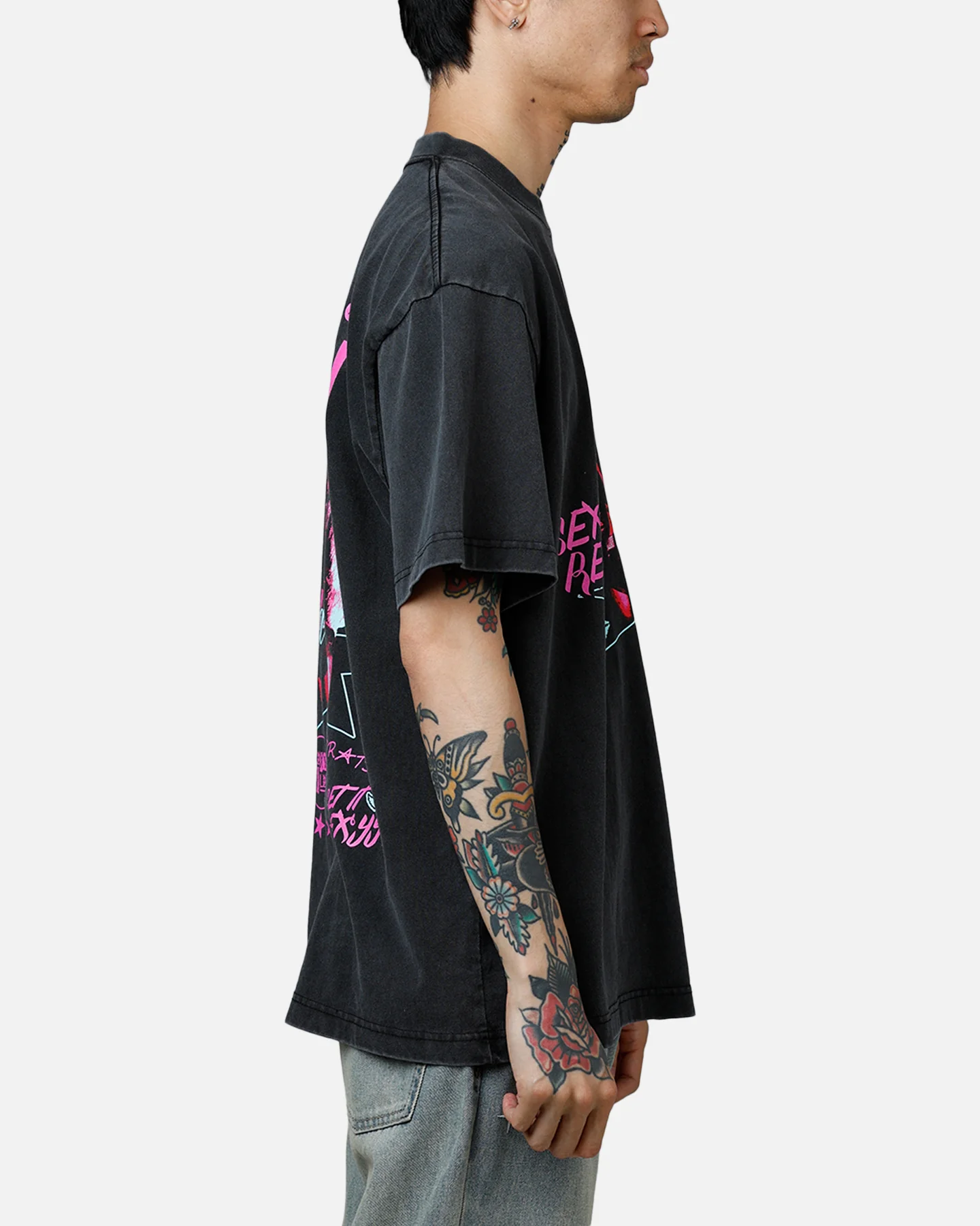 ID Supply Sexyy Redd Vices T-Shirt Washed Black - Image 4