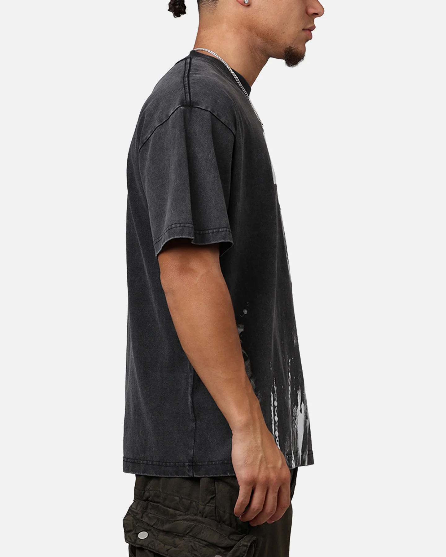 ID Supply Wiz Khalifa Big Laugh T-Shirt Washed Black - Image 4
