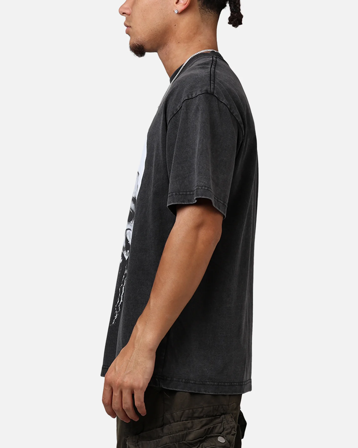 ID Supply Wiz Khalifa Big Laugh T-Shirt Washed Black - Image 5