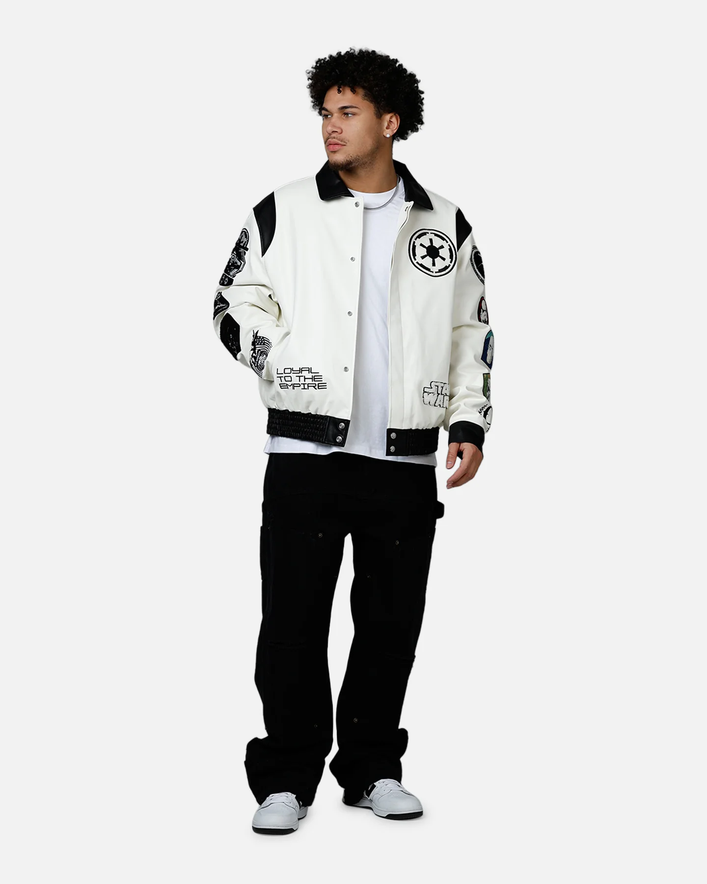Jeff Hamilton X Star Wars Galactic Empire Jacket White/Black - Image 3