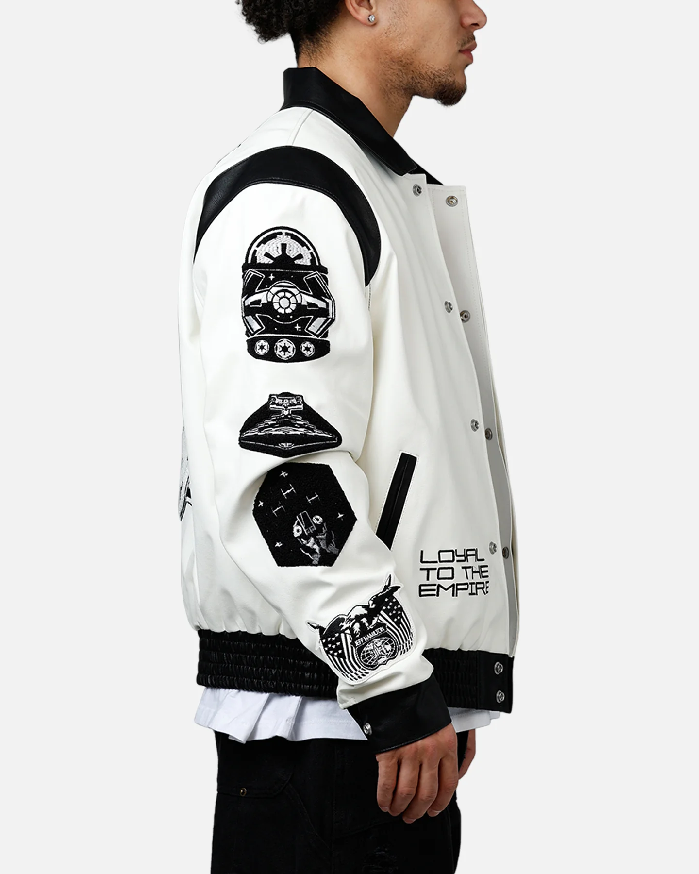 Jeff Hamilton X Star Wars Galactic Empire Jacket White/Black - Image 4