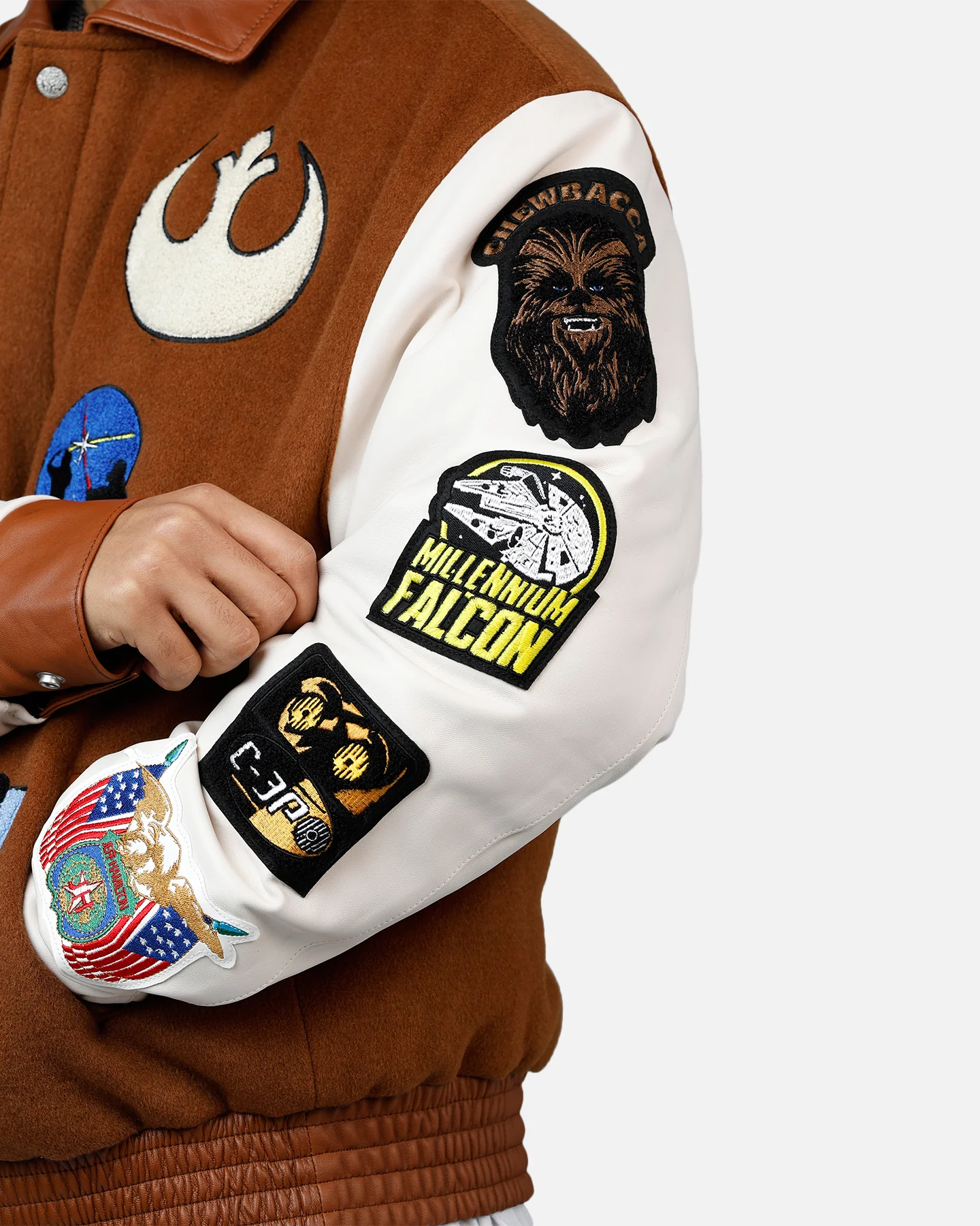 Jeff Hamilton X Star Wars Rebels Jacket Brown - Image 10