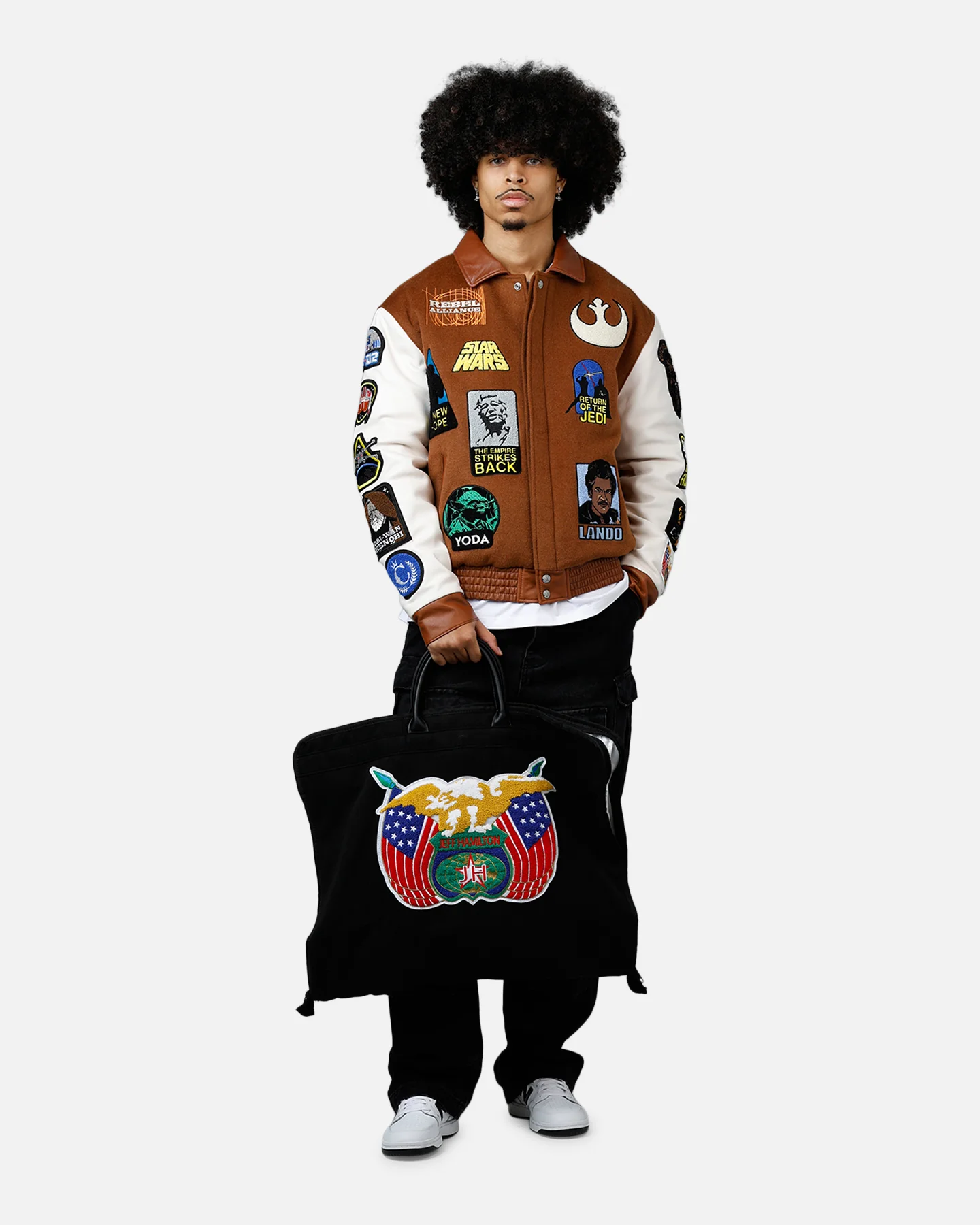 Jeff Hamilton X Star Wars Rebels Jacket Brown - Image 11
