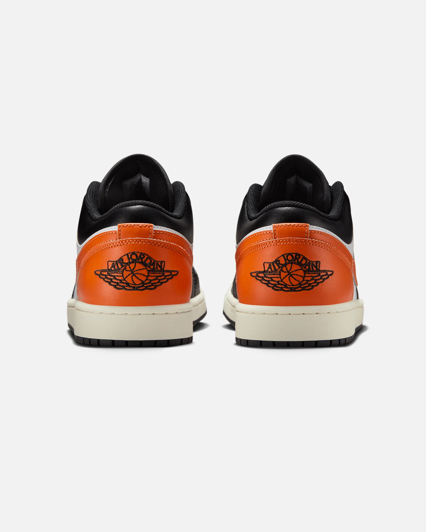 Jordan Air Jordan 1 Low "Shattered Backboard" Black/Starfish-White/Sail - Image 3