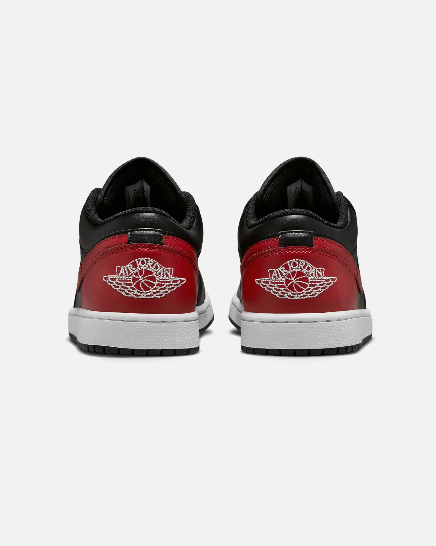Jordan Air Jordan 1 Low "Bred" Black/Varsity Red-Summit White - Image 3
