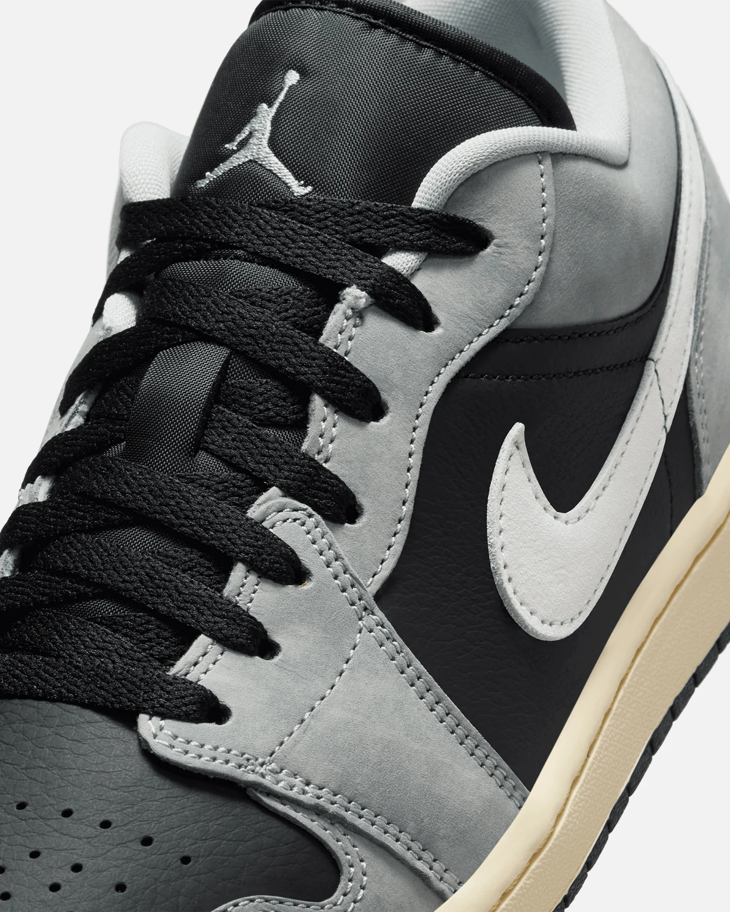 Jordan Air Jordan 1 Low SE "Smoke Grey" Lt Smoke Grey/Black-Sail - Image 6