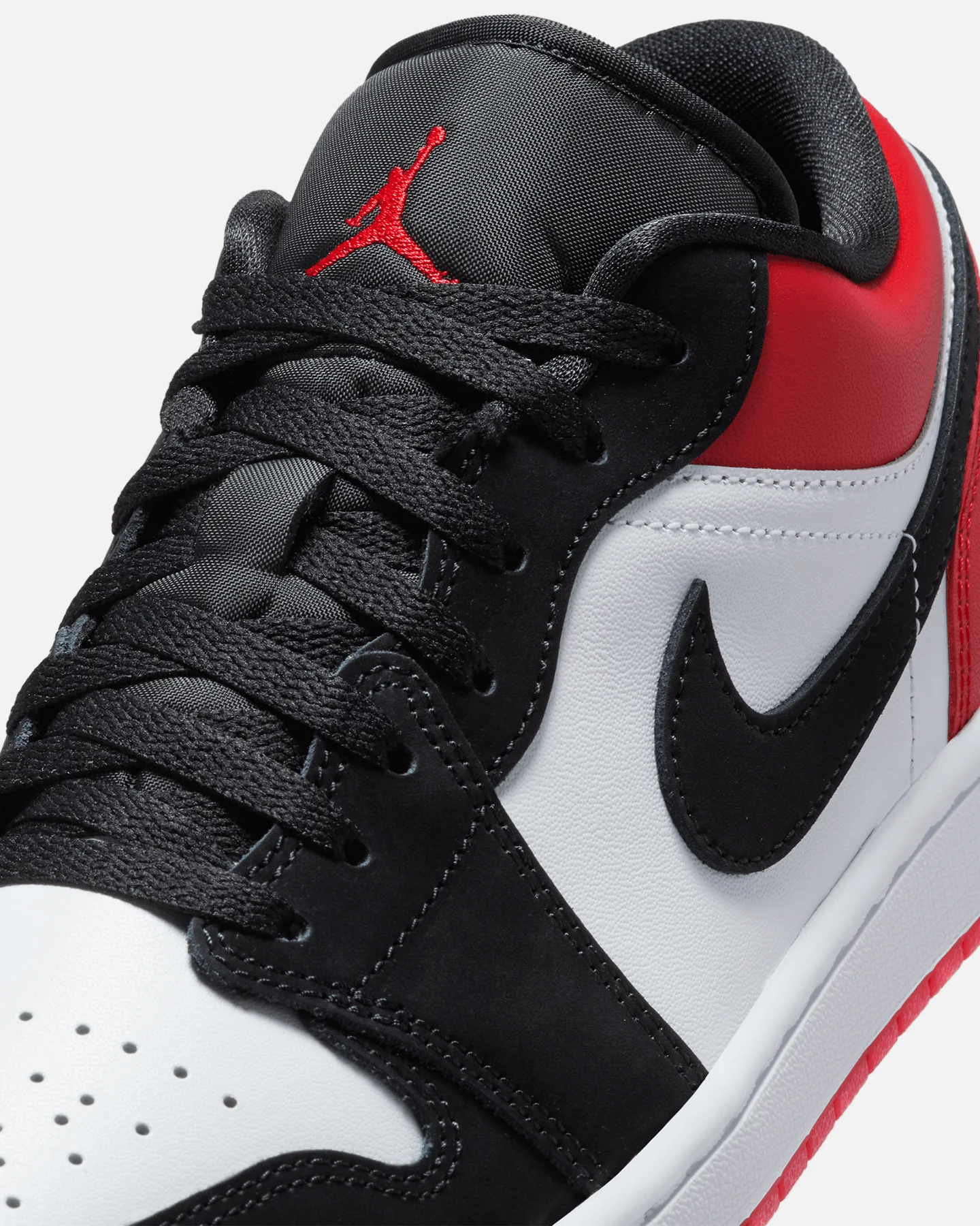 Jordan Air Jordan 1 Low SE "Black Toe" White/Black/Red - Image 6