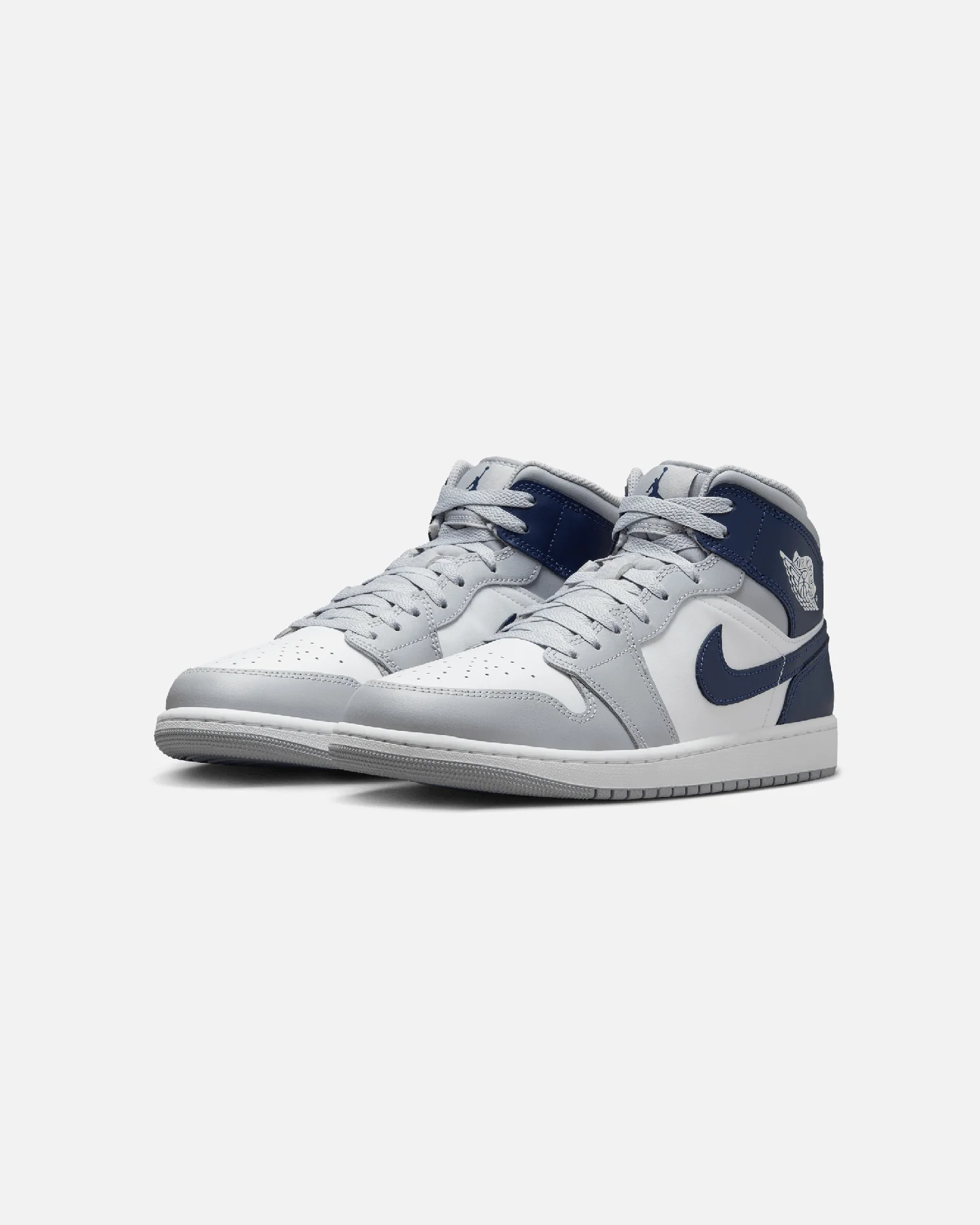 Jordan Air Jordan 1 Mid "Georgetown" White/Midnight Navy - Image 2