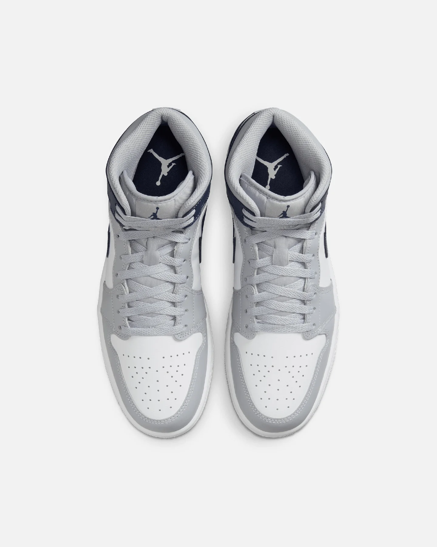 Jordan Air Jordan 1 Mid "Georgetown" White/Midnight Navy - Image 7