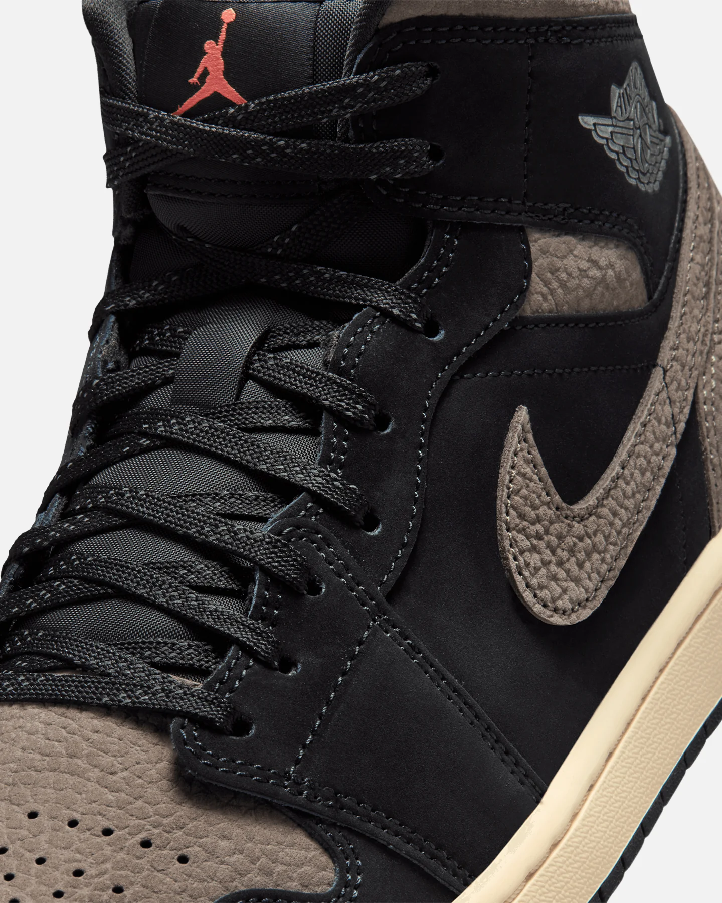 Jordan Air Jordan 1 Mid SE Black - Image 6