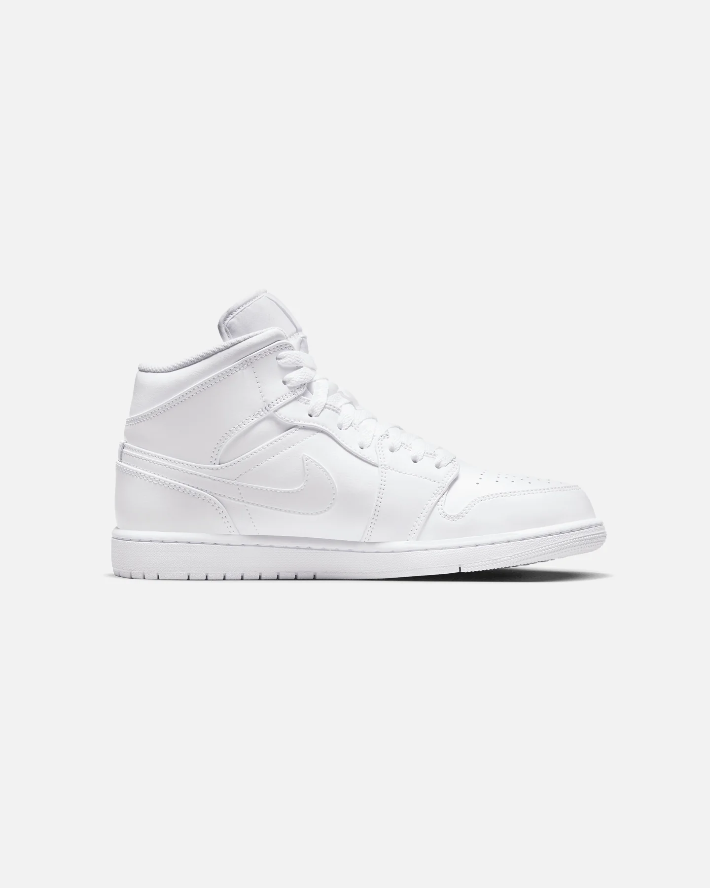 Jordan Air Jordan 1 Mid White/White - Image 4