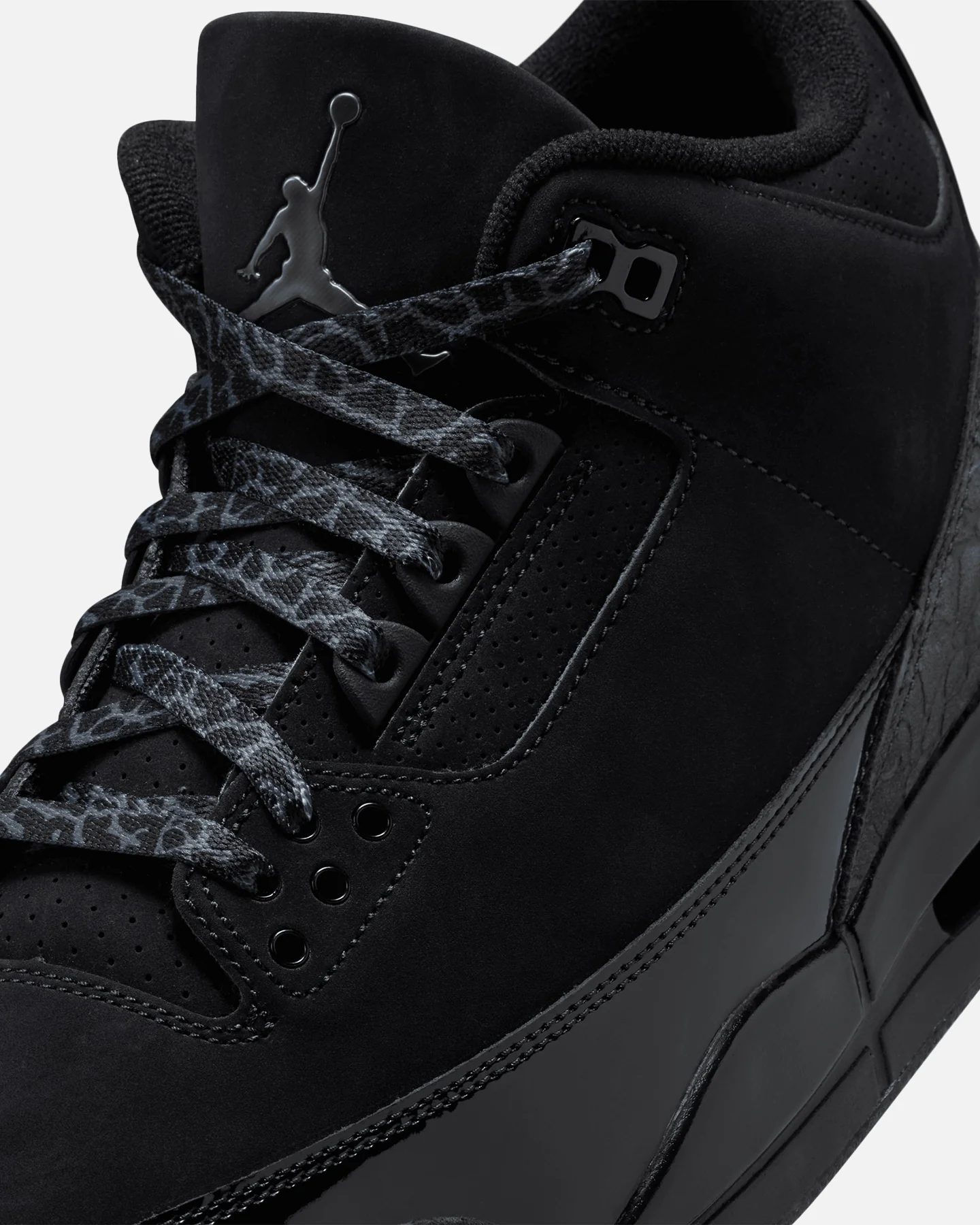 Jordan Air Jordan 3 Retro "Black Cat" Black/Charcoal - Image 7