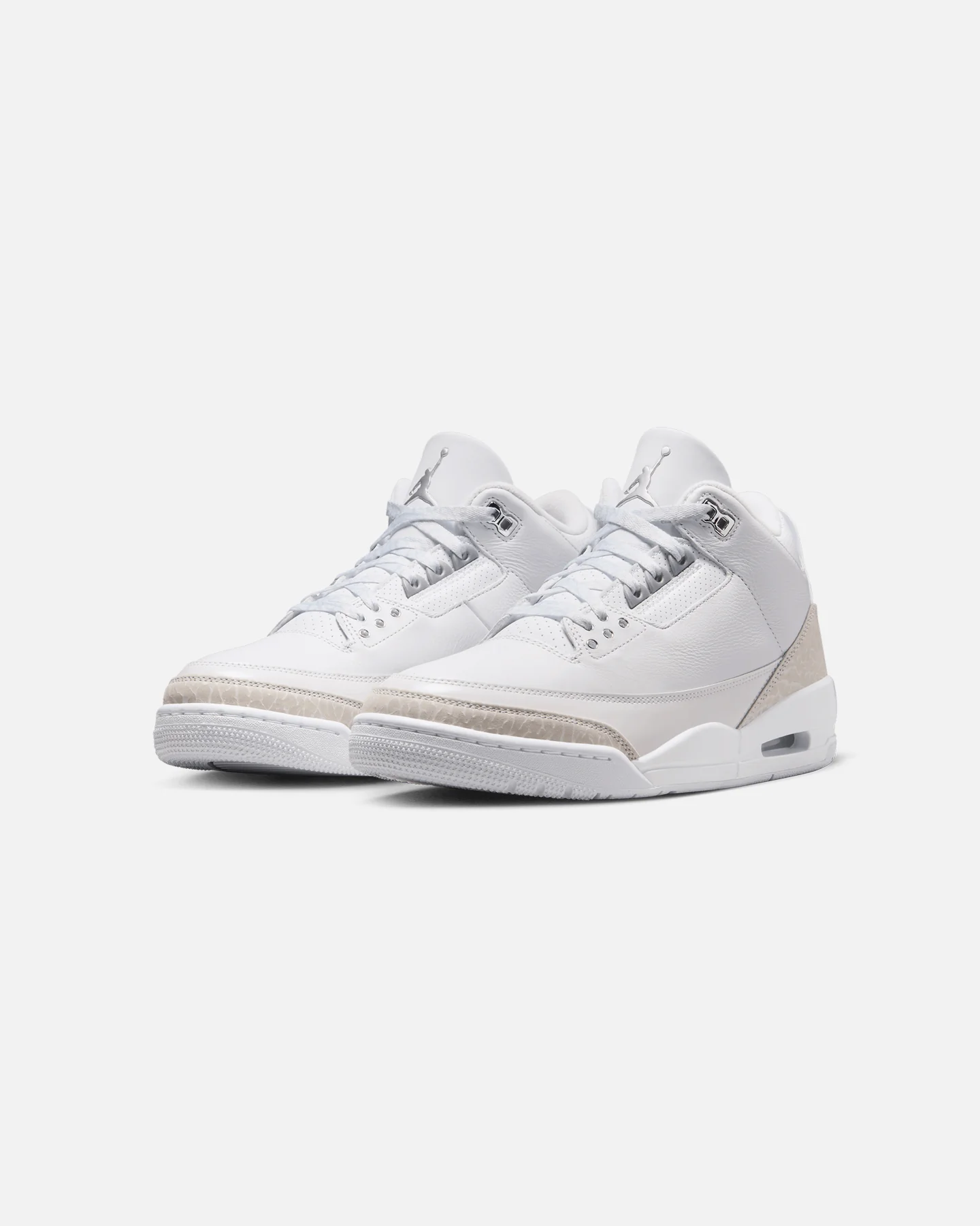 Jordan Air Jordan 3 Retro "Pure Money" White/Silver - Image 2