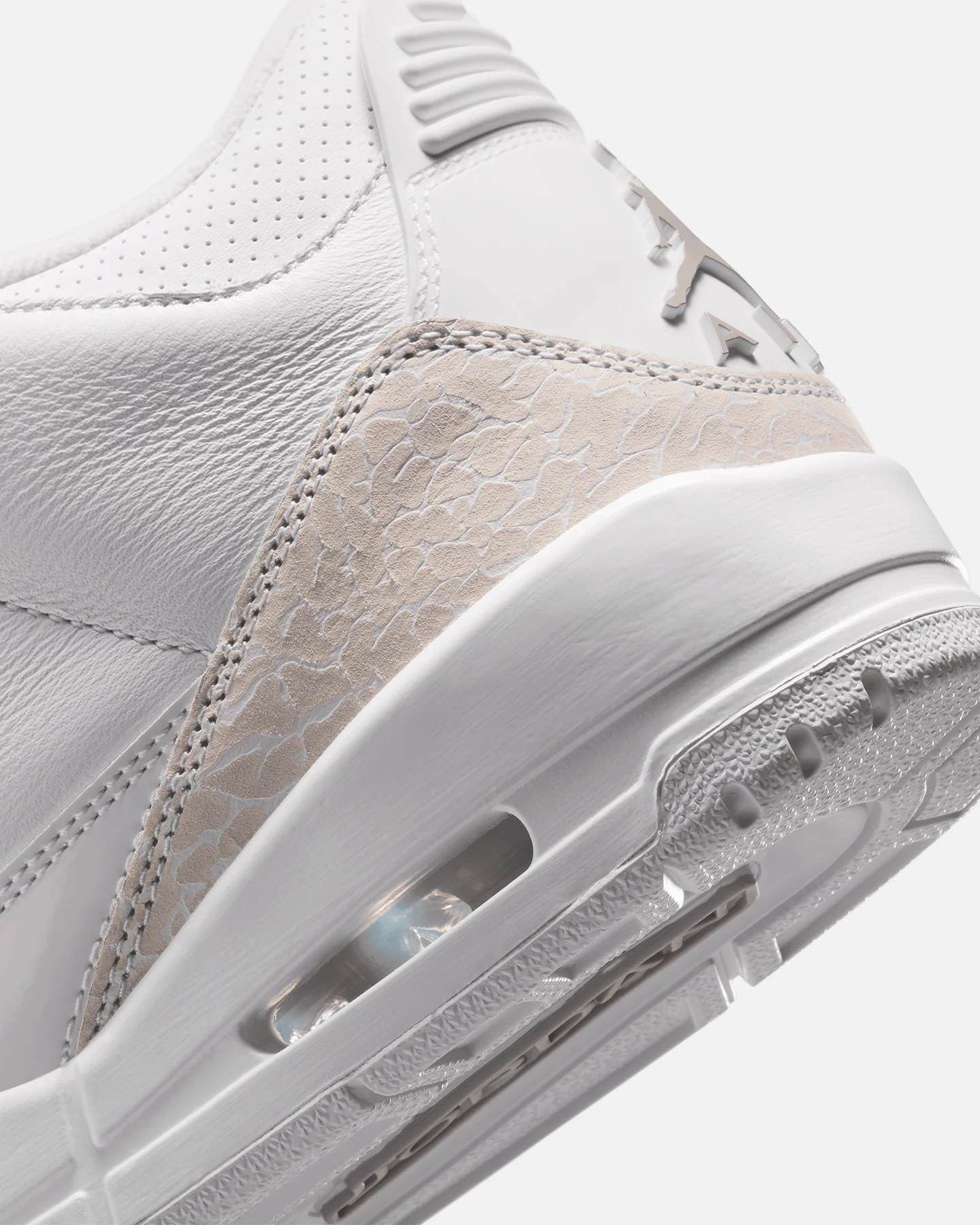 Jordan Air Jordan 3 Retro "Pure Money" White/Silver - Image 8