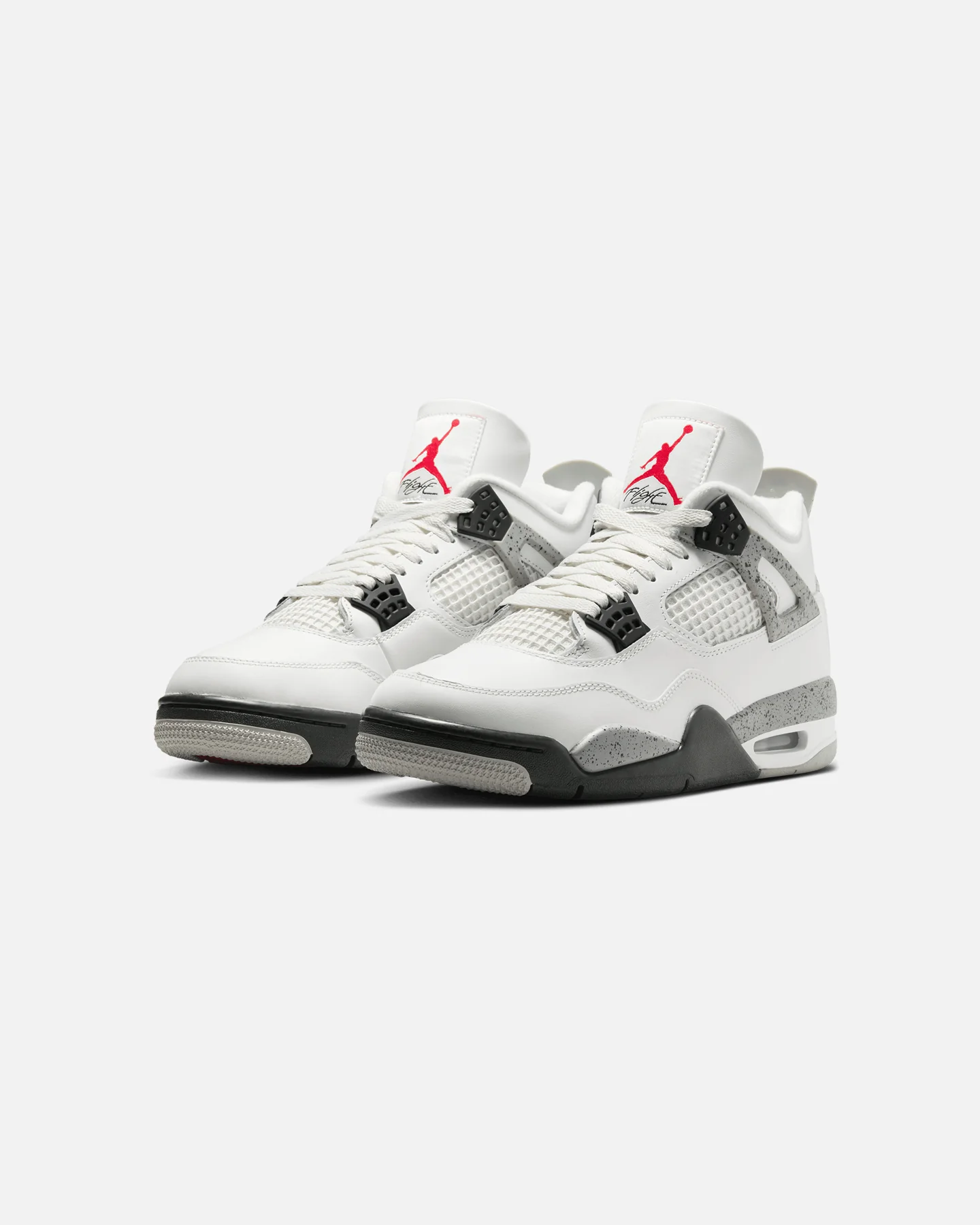 Jordan Air Jordan 4 Retro OG Remastered "White Cement" Summit White/Fire Red/Cement Grey - Image 2