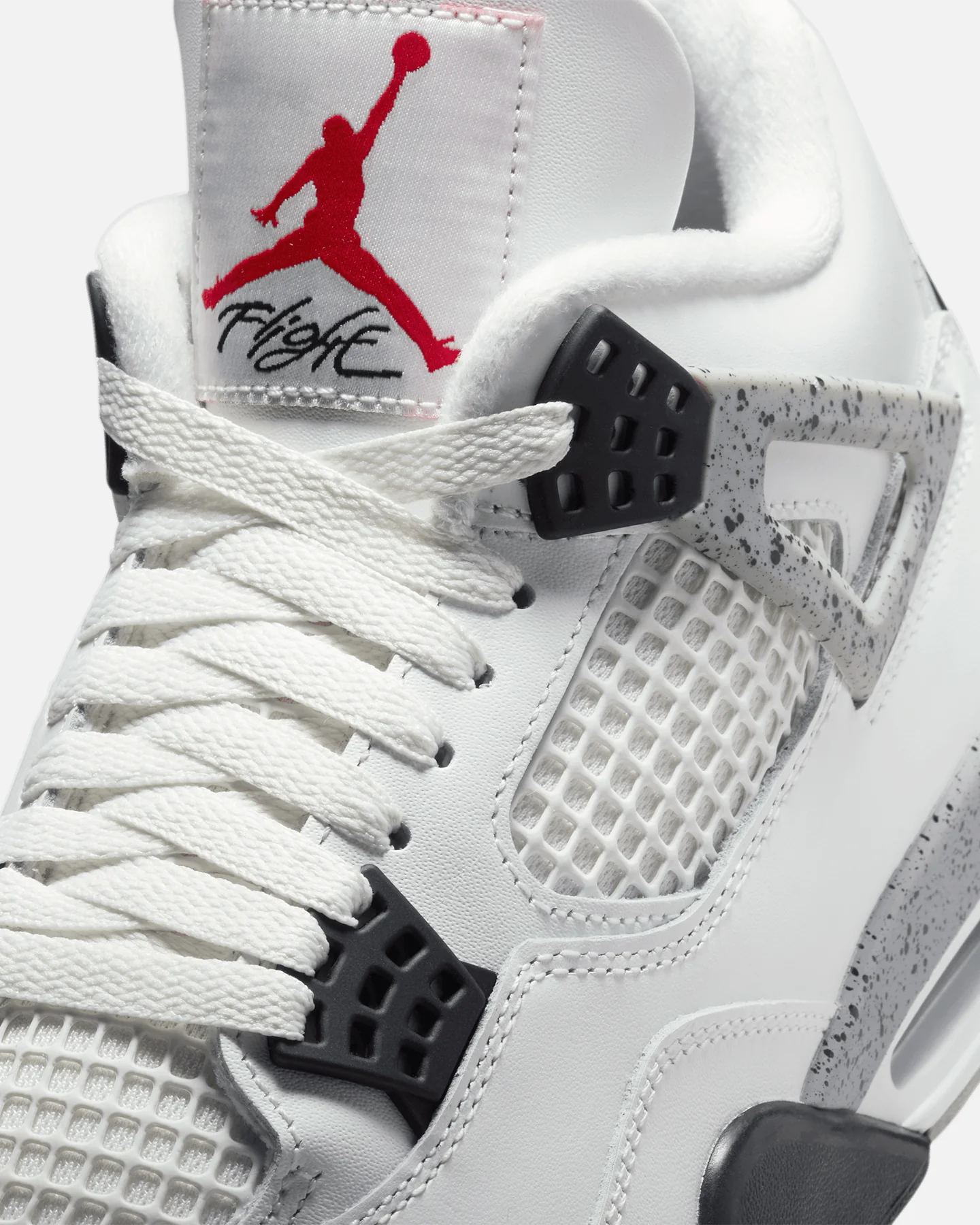 Jordan Air Jordan 4 Retro OG Remastered "White Cement" Summit White/Fire Red/Cement Grey - Image 6