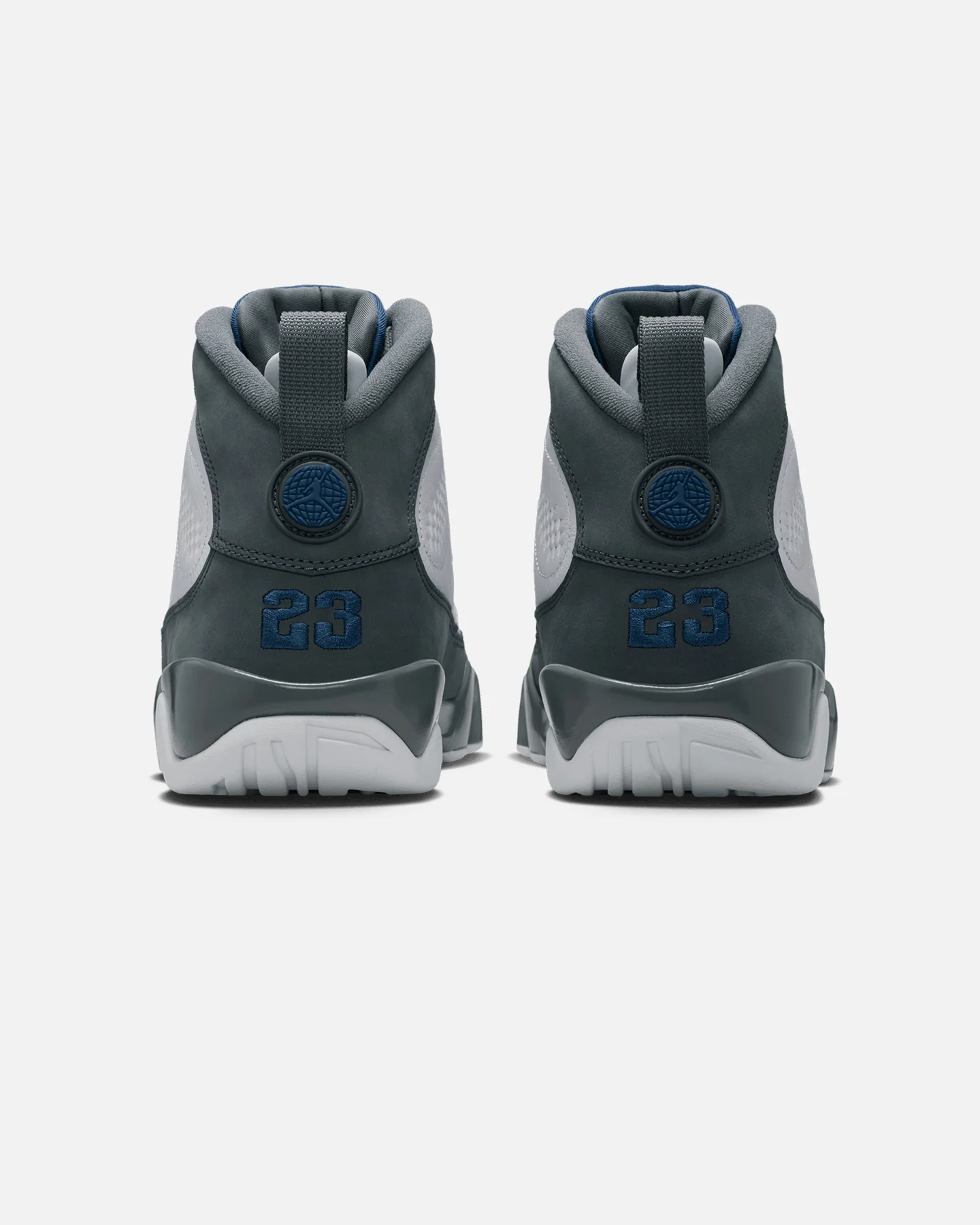 Jordan Air Jordan 9 Retro "Flint Grey" White/French Blue-Flint Grey - Image 3