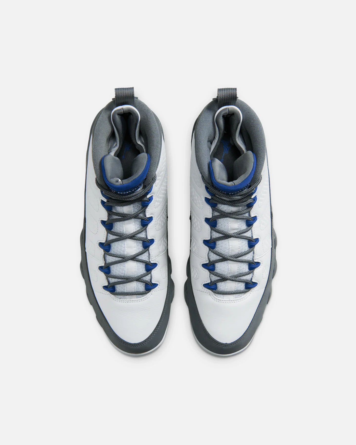 Jordan Air Jordan 9 Retro "Flint Grey" White/French Blue-Flint Grey - Image 7