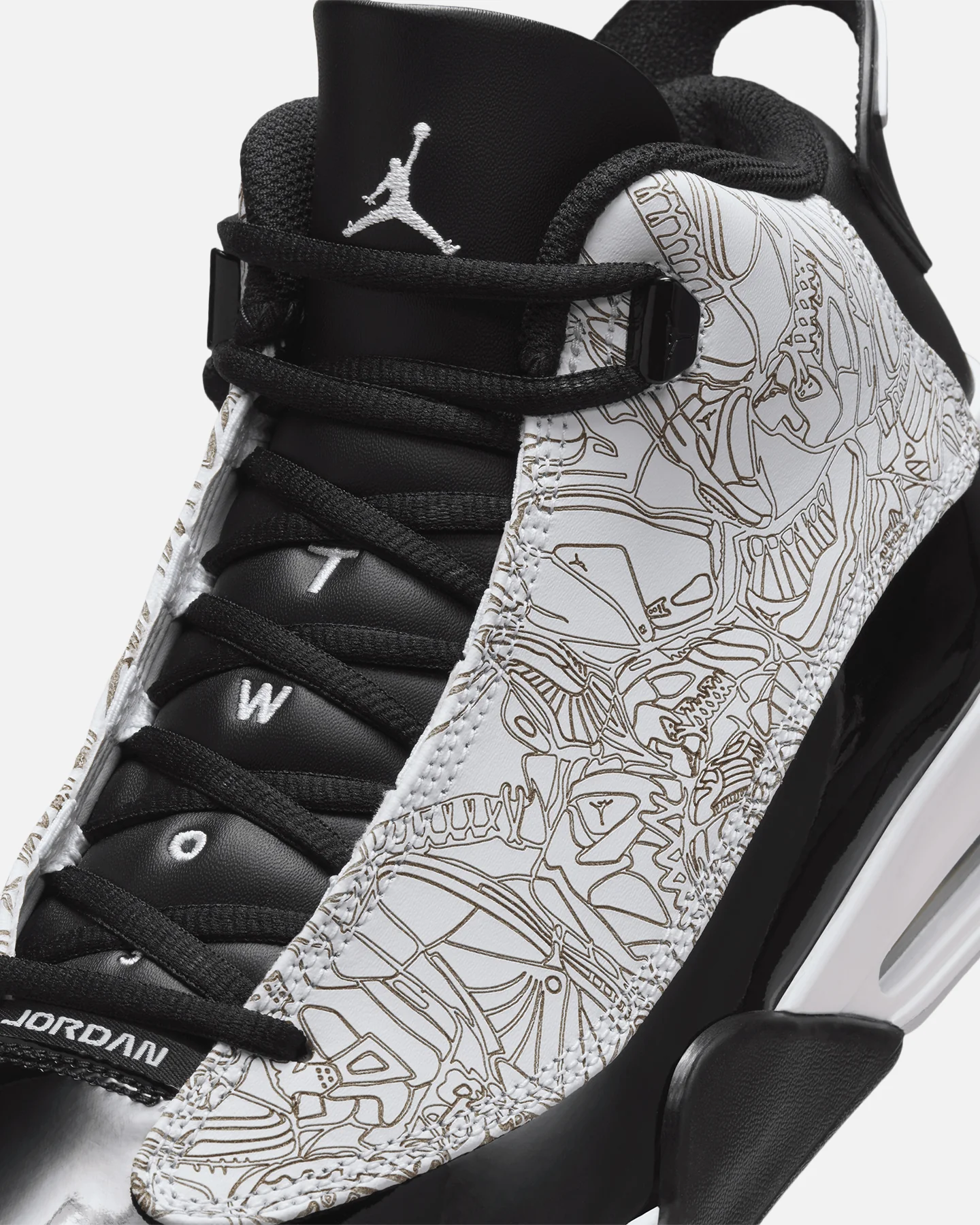 Jordan Air Jordan Dub Zero White/Black - Image 6