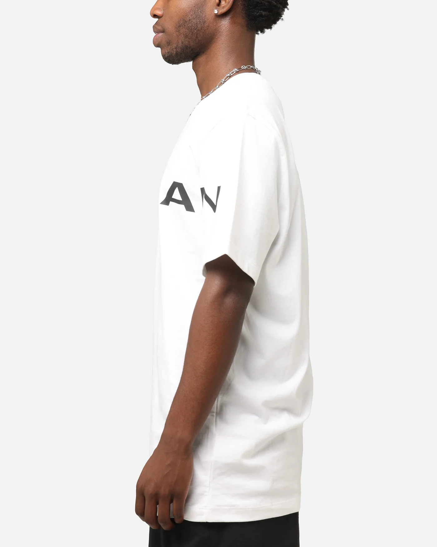 Jordan Air Stretch Crewneck T-Shirt White/Black - Image 4