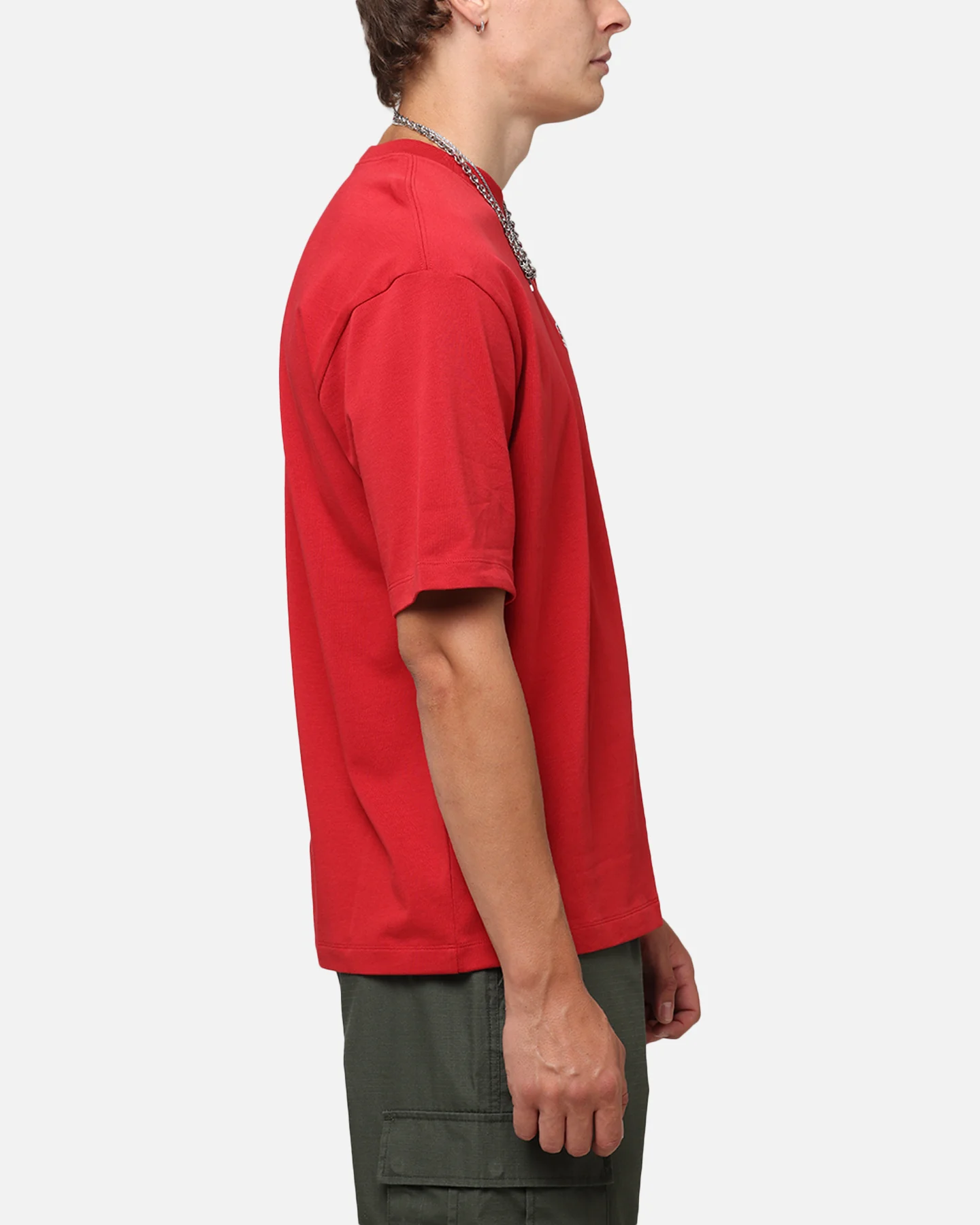 Jordan Brand Sneaker Patch Crew T-Shirt Varsity Red - Image 4
