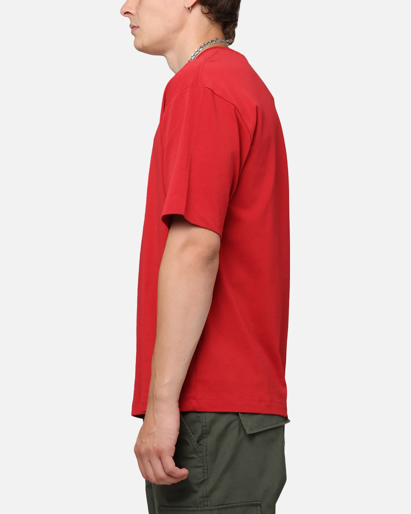 Jordan Brand Sneaker Patch Crew T-Shirt Varsity Red - Image 5