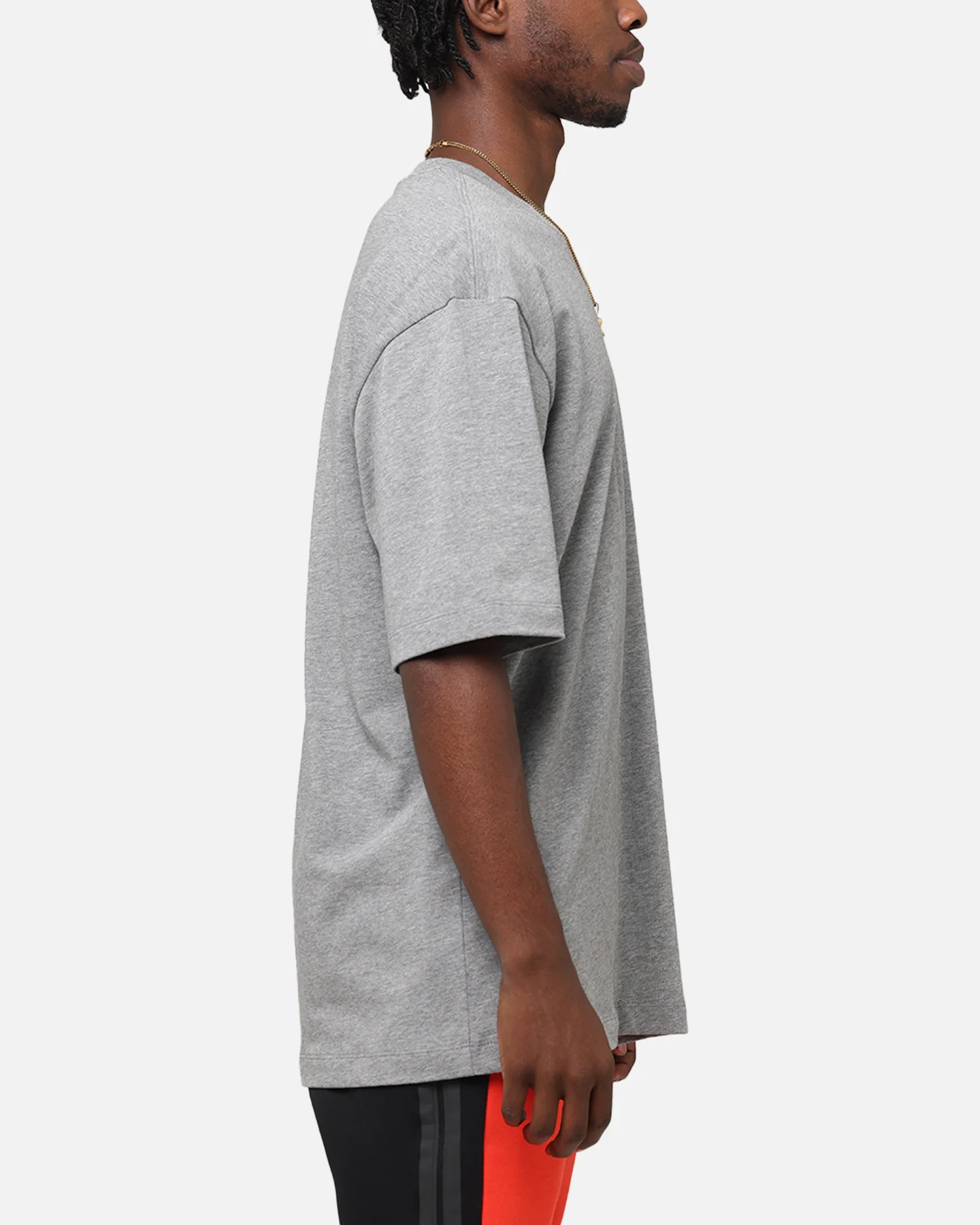 Jordan Brand Sneaker Patch Crewneck T-Shirt Carbon Heather - Image 4