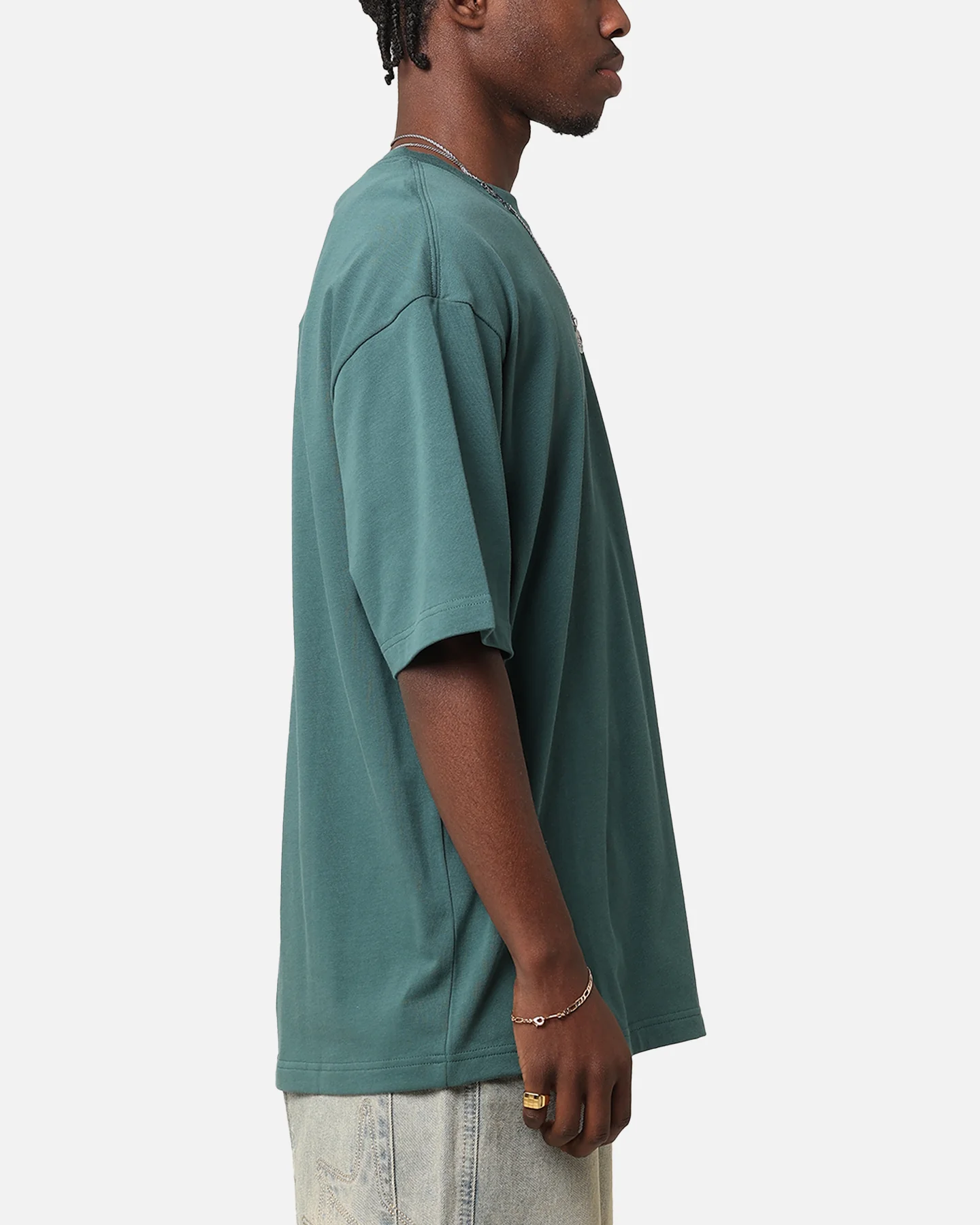 Jordan Brand Sneaker Patch Crewneck T-Shirt Oxidized Green - Image 4