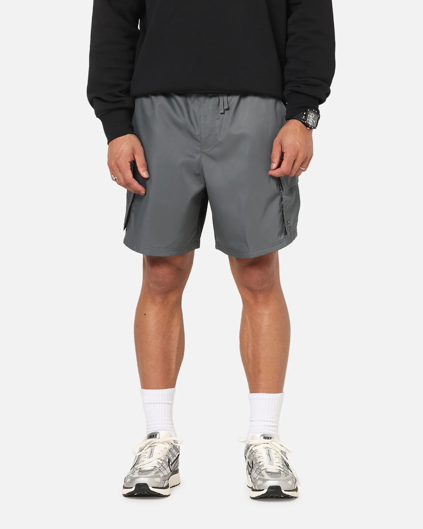 Jordan Brooklyn Cargo Shorts Iron Grey - Image 6