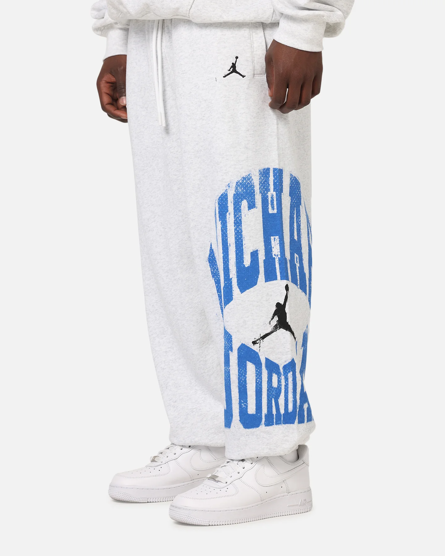 Jordan Brooklyn Collegiate Pants Birch Heather/Black - Image 3