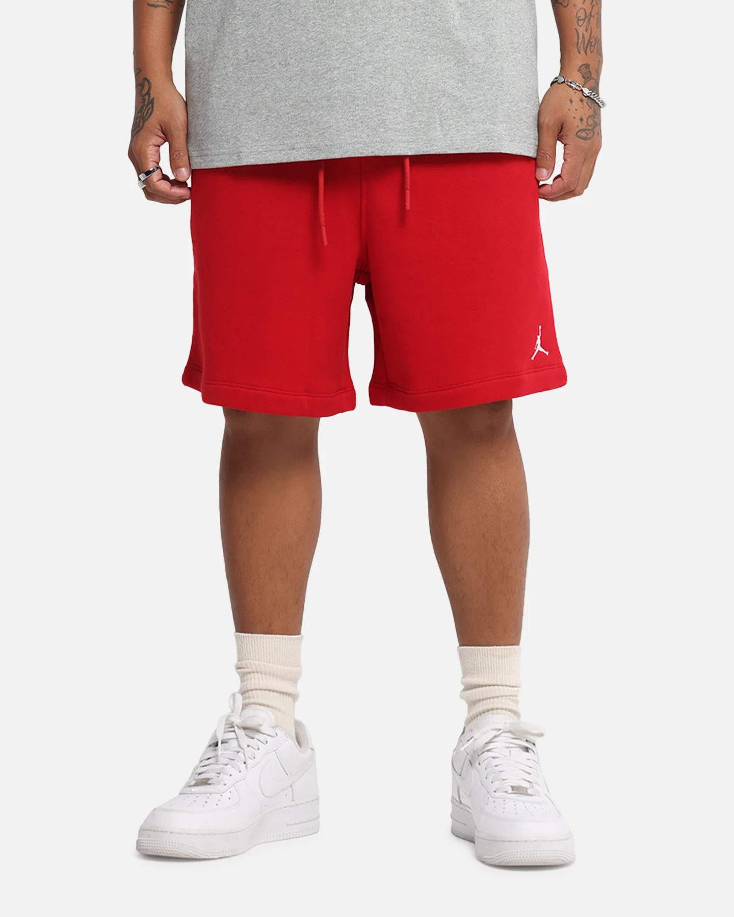 Jordan Brooklyn Fleece Shorts Gym Red/White - Image 5