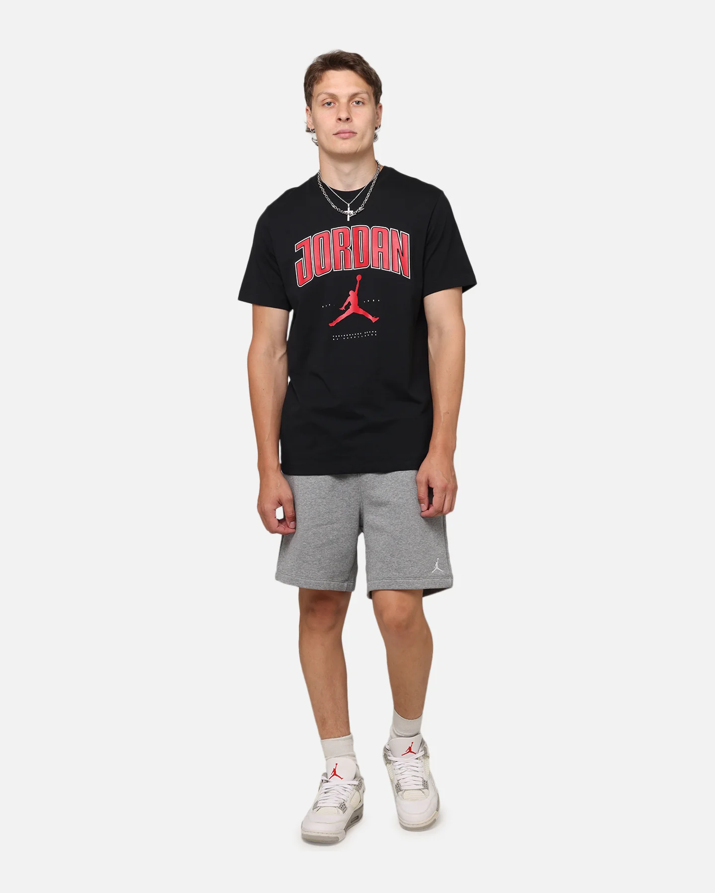 Jordan City 88 Crewneck T-Shirt Gym Red/Black - Image 2