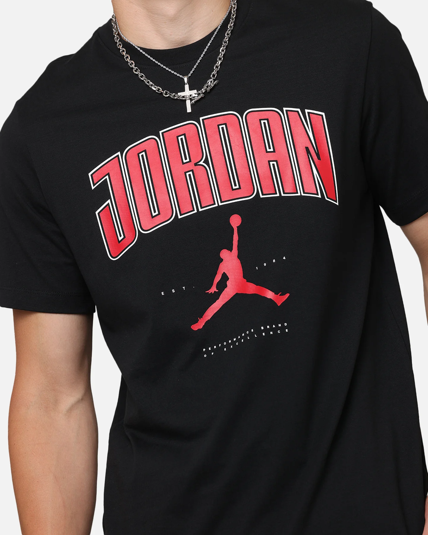 Jordan City 88 Crewneck T-Shirt Gym Red/Black - Image 6