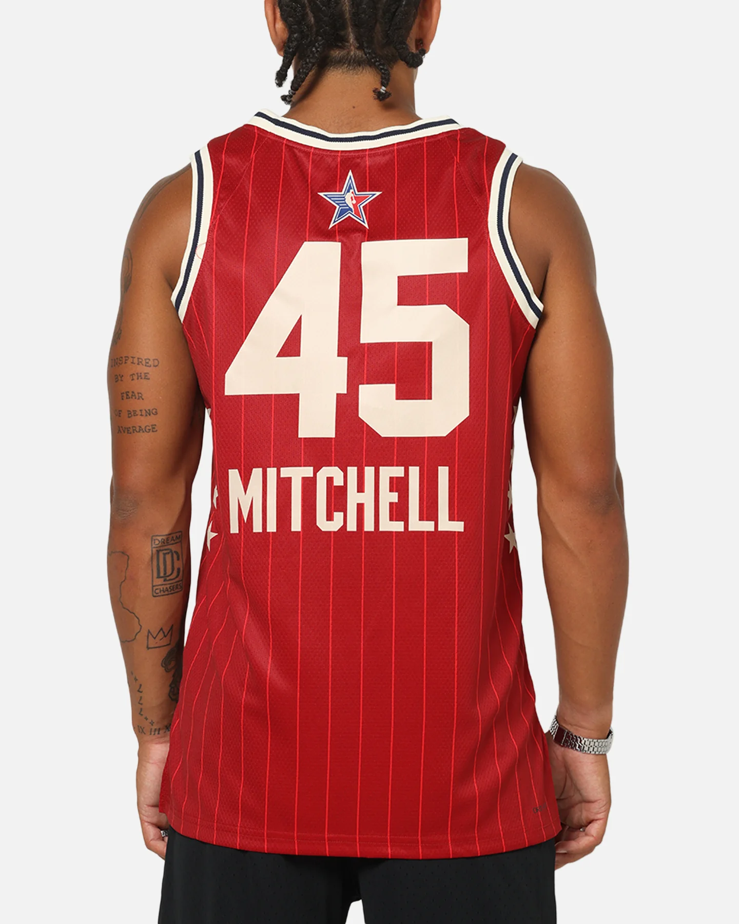 Jordan Donovan Mitchell All-Star 73rd Anniversary Swingman Jersey Team Crimson - Image 2