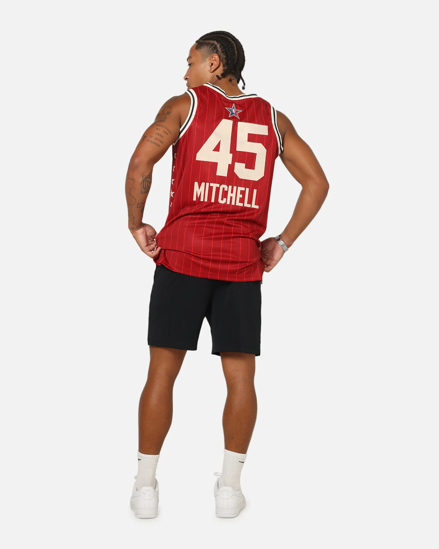 Jordan Donovan Mitchell All-Star 73rd Anniversary Swingman Jersey Team Crimson - Image 4
