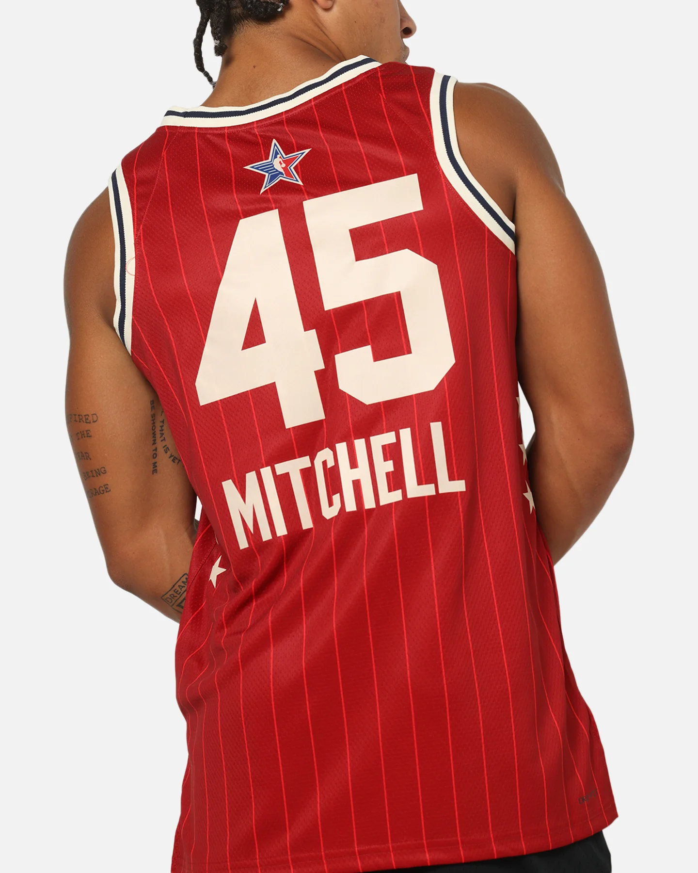 Jordan Donovan Mitchell All-Star 73rd Anniversary Swingman Jersey Team Crimson - Image 8